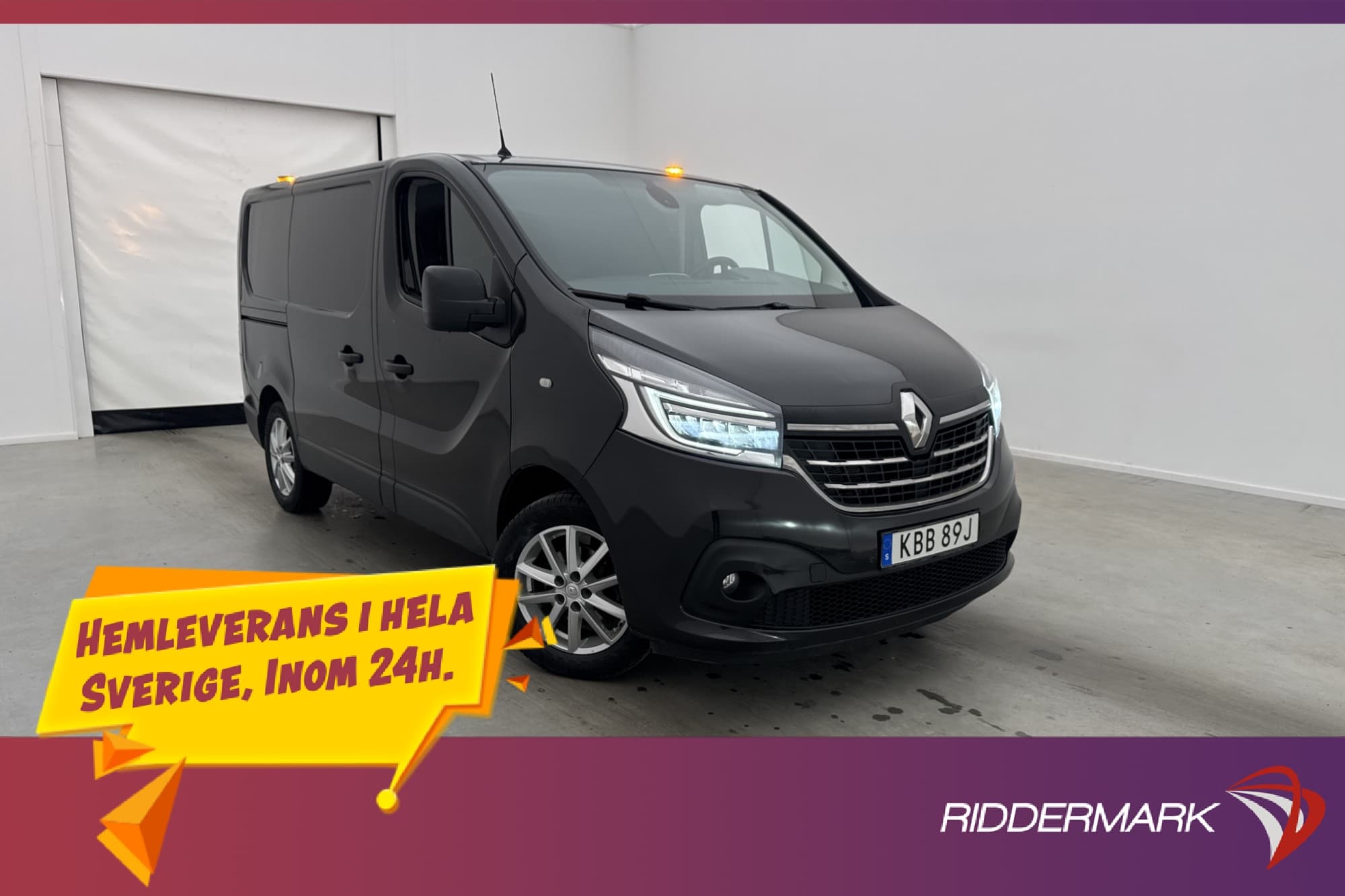 Renault Trafic 2.0dCi Värmare Dragkrok B-Kamera 2xDörr Moms