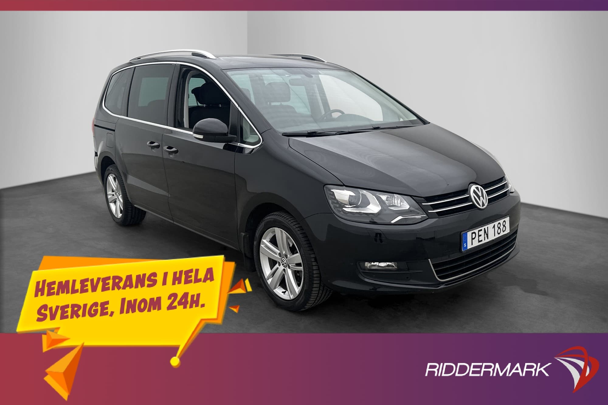 Volkswagen Sharan 2.0 TDI 150hk 7-Sits Pano D-Värm El-Dörrar