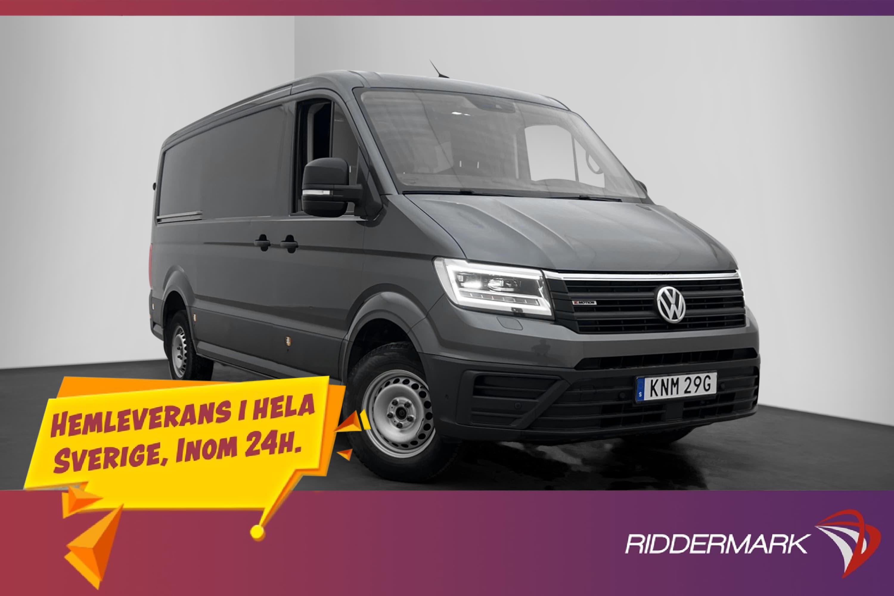 Volkswagen Crafter L2 4M 177hk Värm Drag LED B-Kamera MOMS