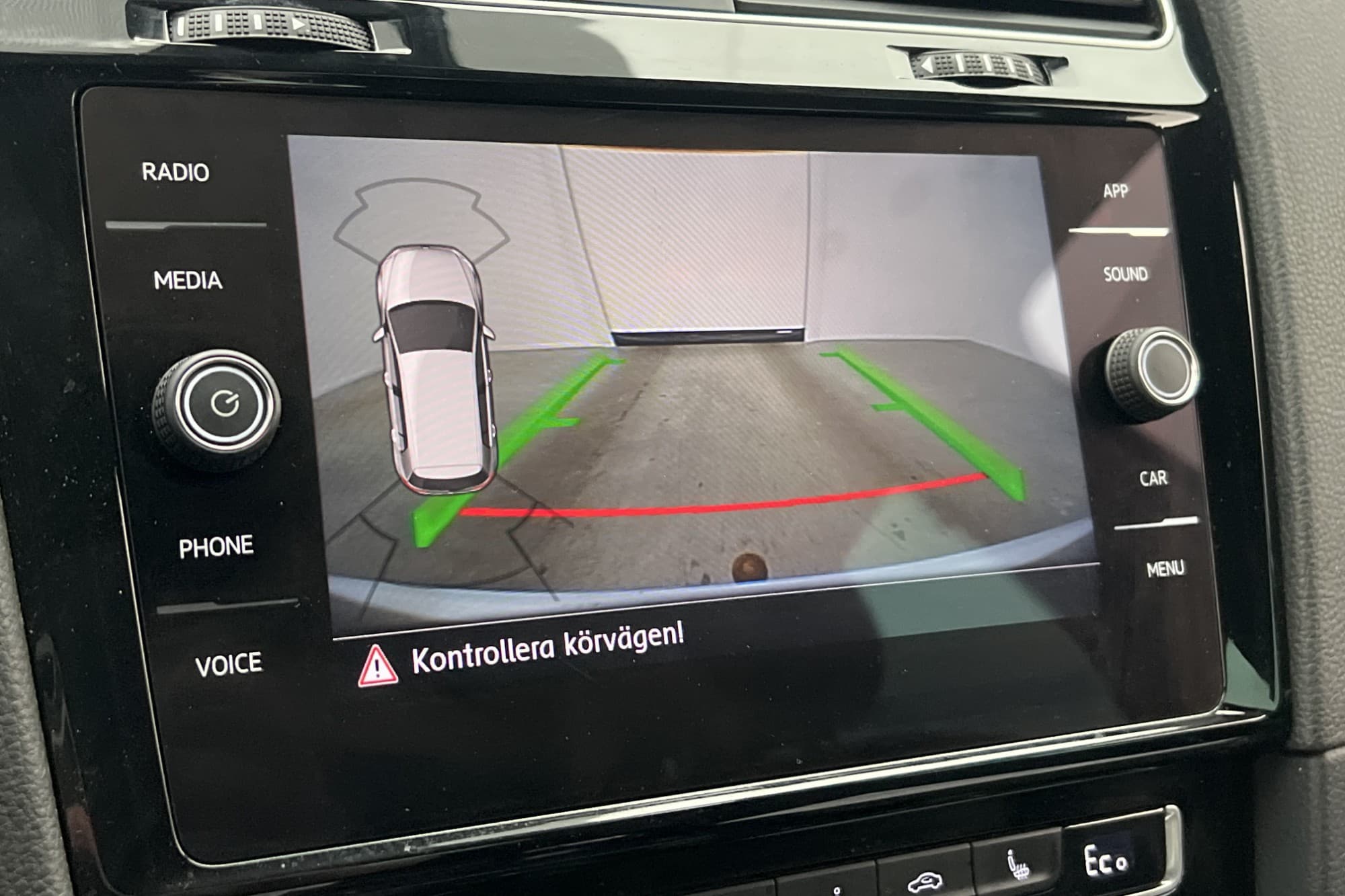 Volkswagen Golf GTE Cockpit Kamera Drag Halvskinn CarPlay