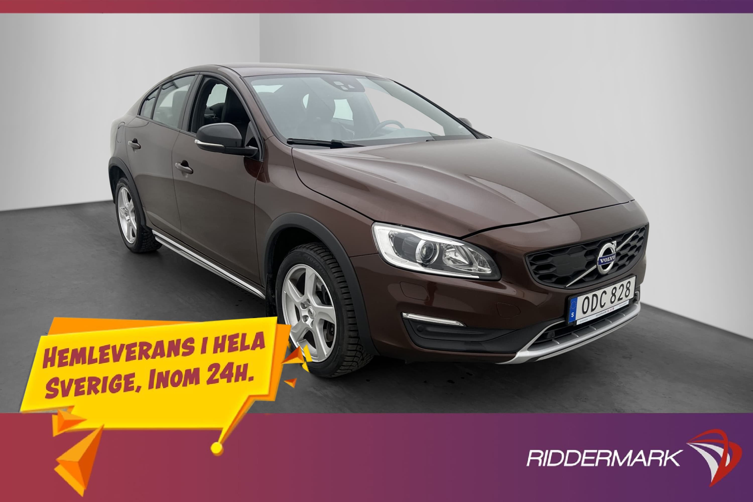 Volvo S60 Cross Country D4 Summum Värmare Dragkrok Skinn VOC