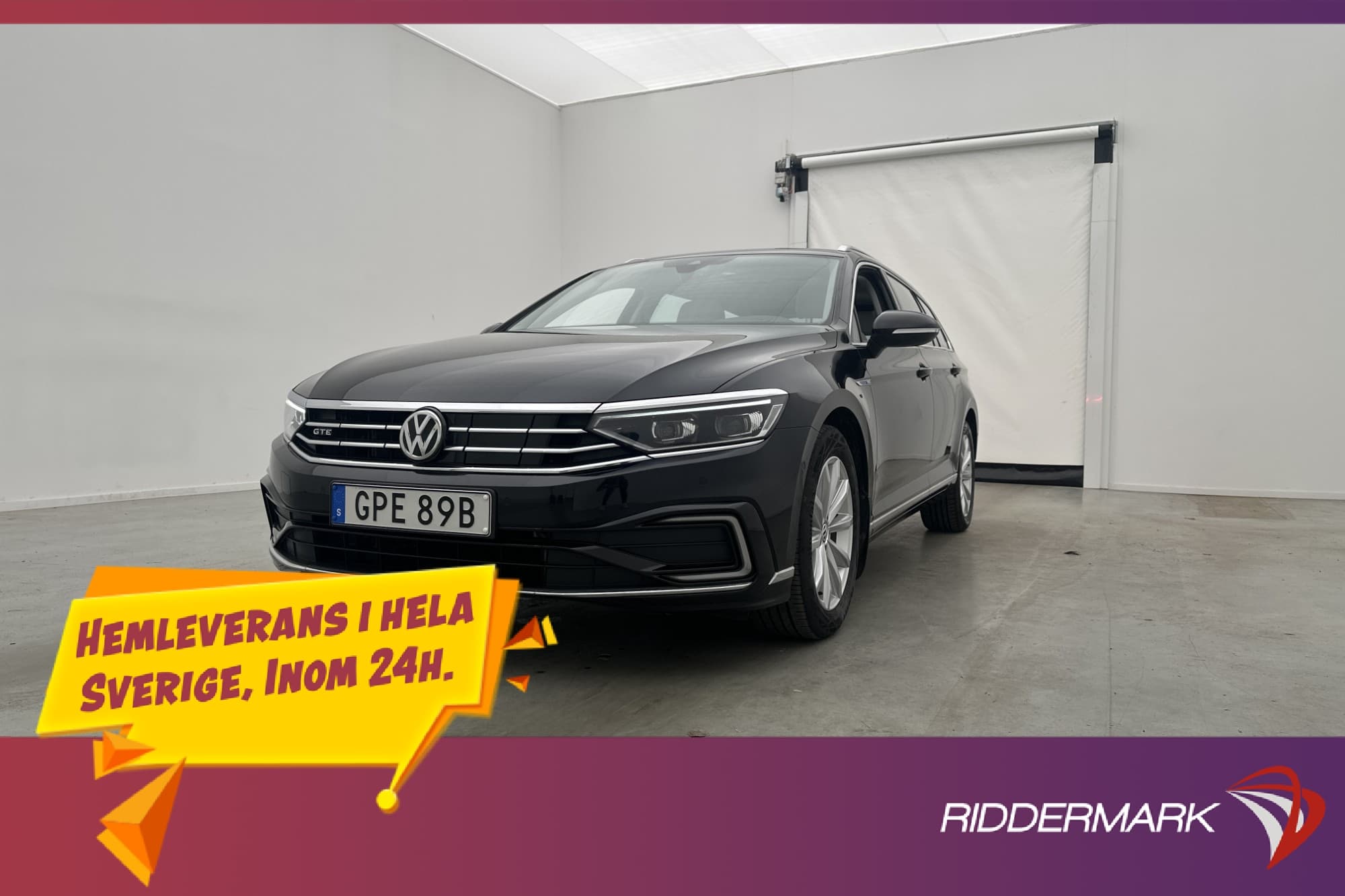 Volkswagen Passat GTE Panorama Dragkrok Kamera Skinn CarPlay