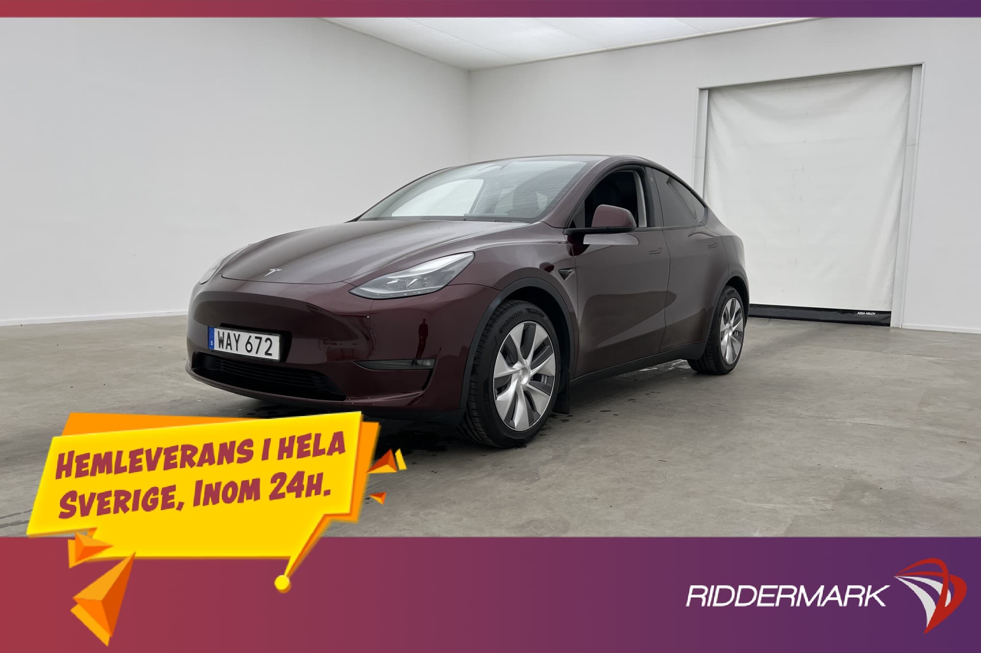 Tesla Model Y Long Range AWD Uppgraderad AP Dragkrok