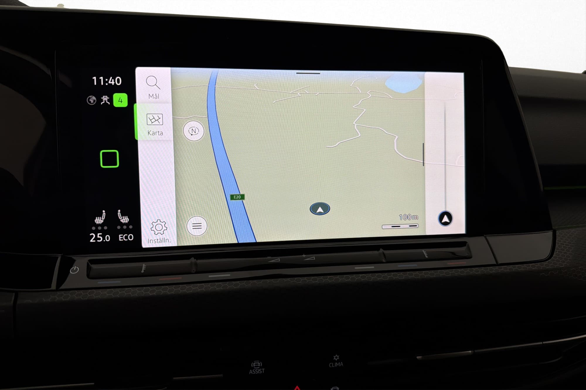 Volkswagen Golf GTE Cockpit Rattvärme Navi Sensorer CarPlay