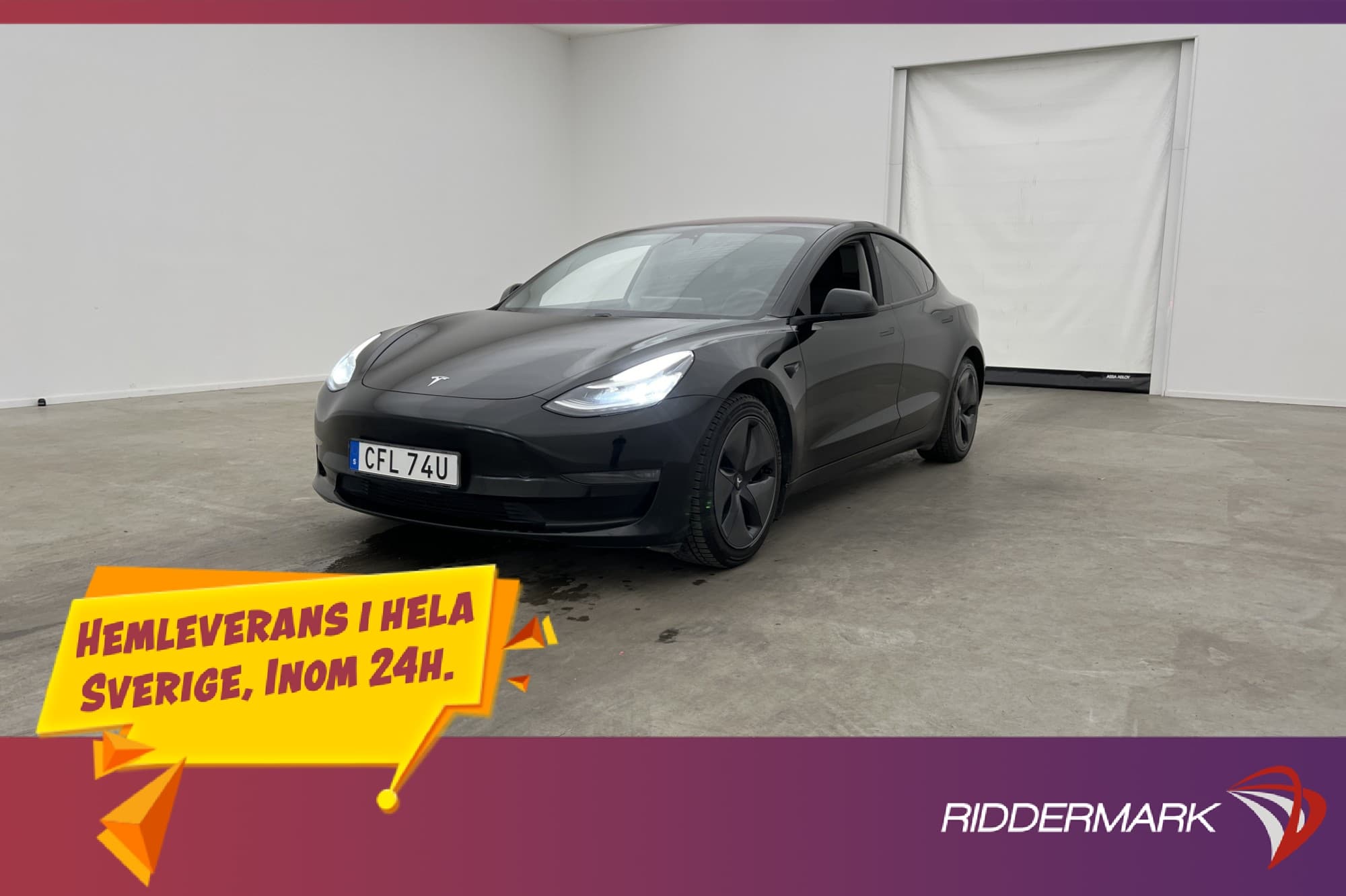 Tesla Model 3 Long Range AWD Uppgraderad Autopilot Sv.Såld