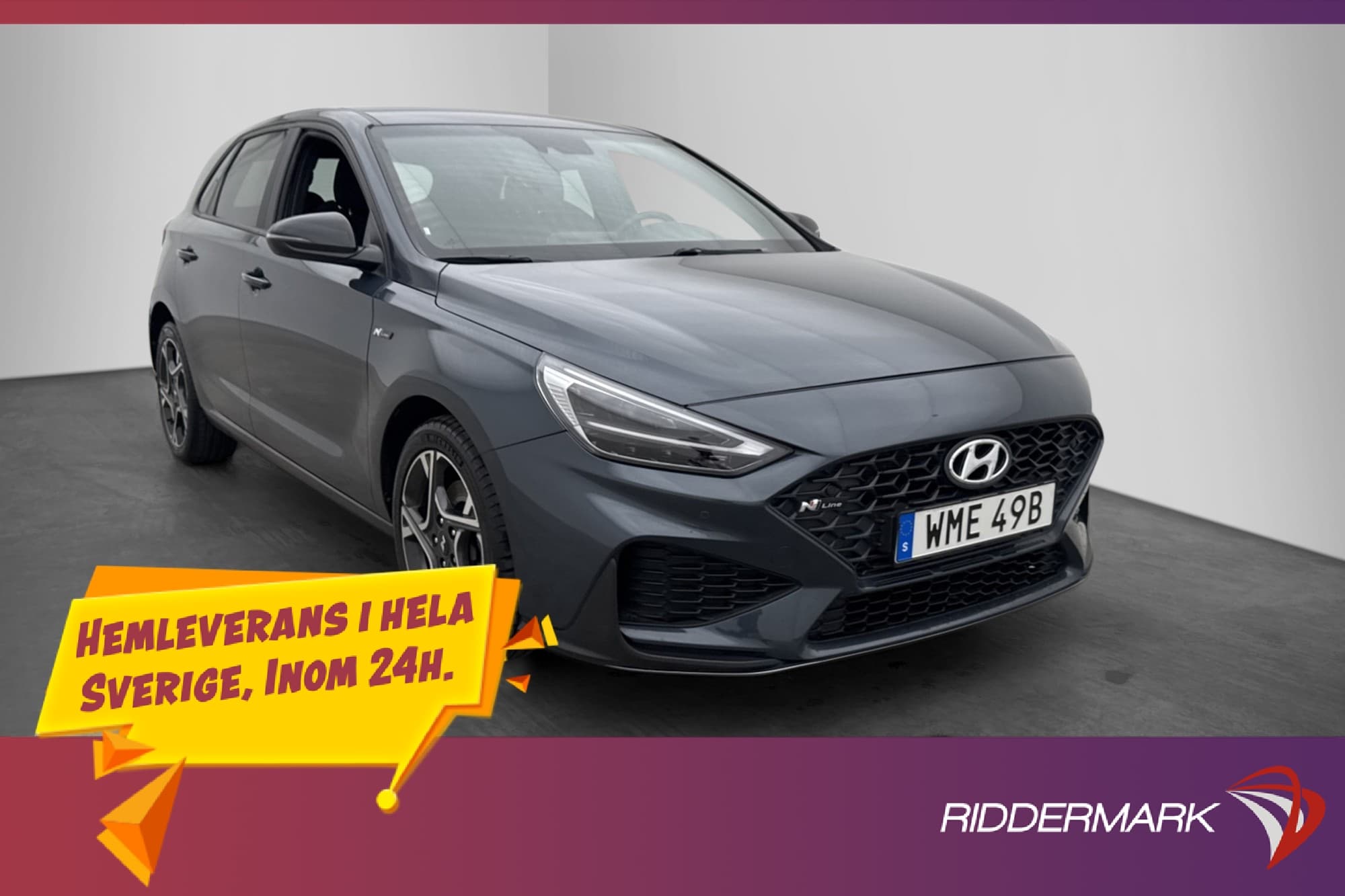 Hyundai I30 1.0 T-GDI 120hk N-Line Kamera CarPlay Rattvärme