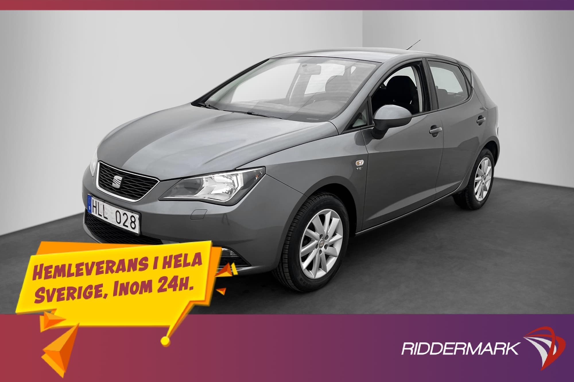 SEAT Ibiza 5-dörrar 1.2 TSI 105hk Style Farthållare Sensorer