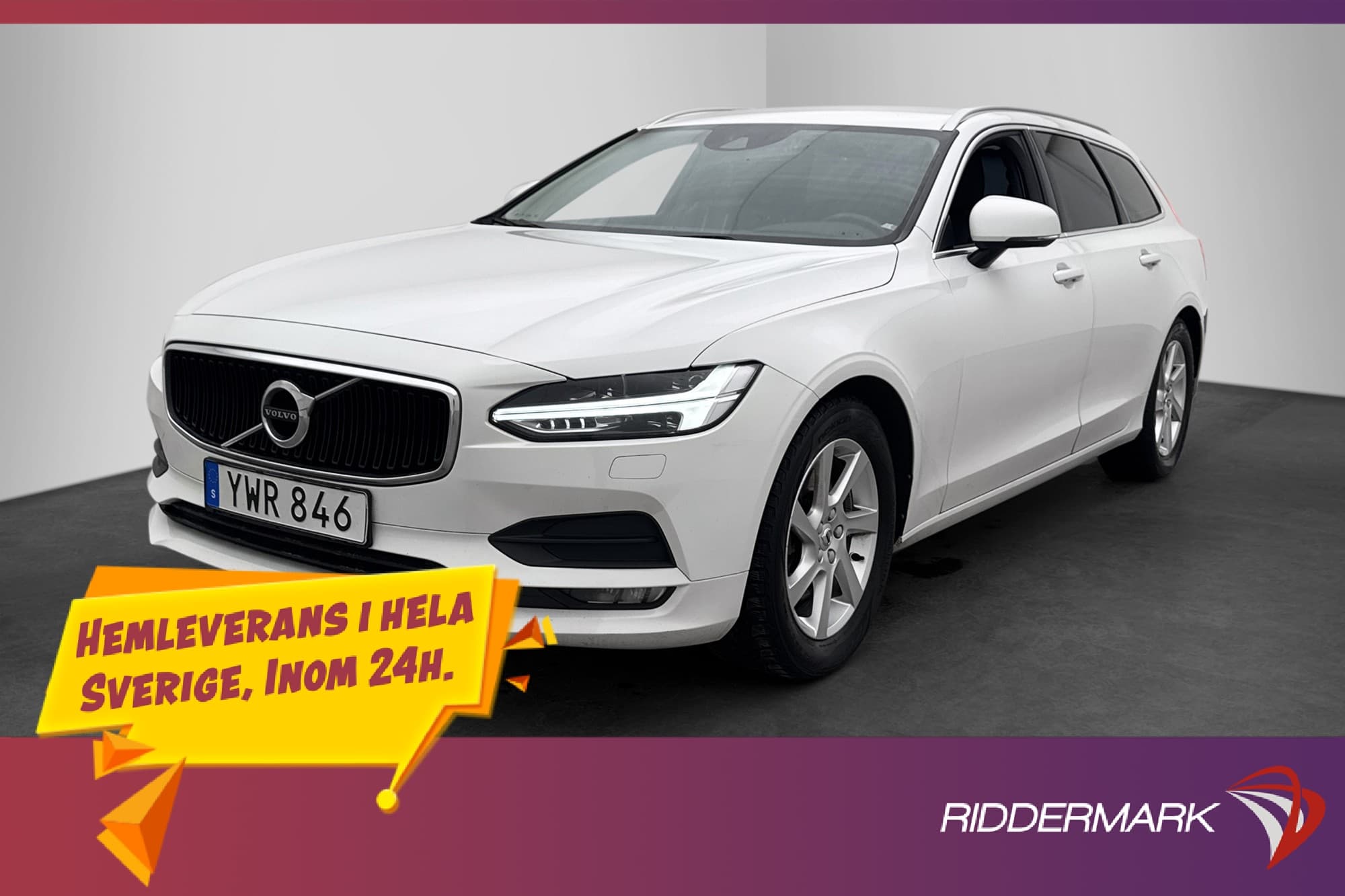 Volvo V90 D4 AWD Momentum VOC Värm Drag Sensorer 