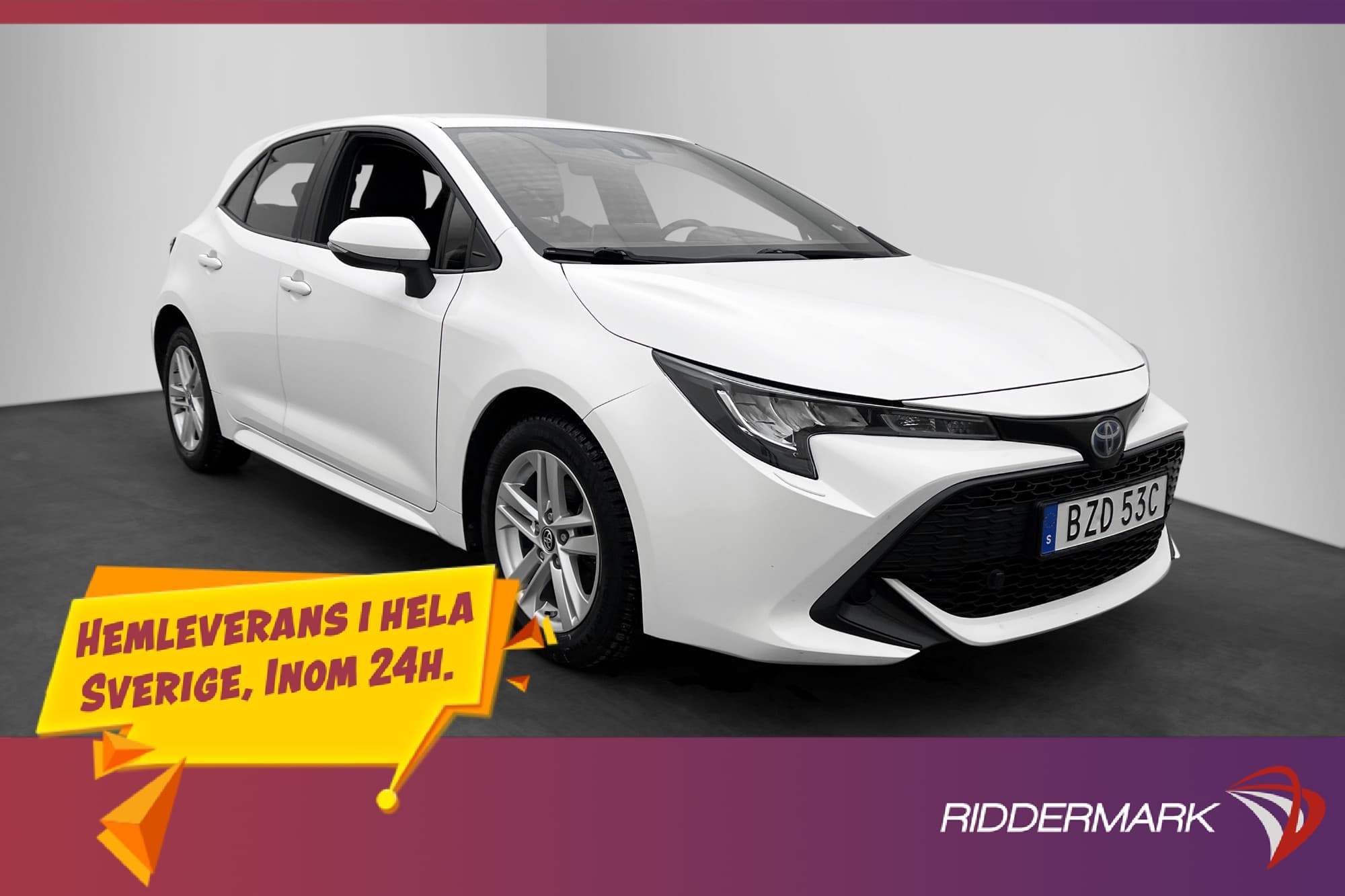 Toyota Corolla Hybrid Active Kamera rattvärme M&K Värmare 