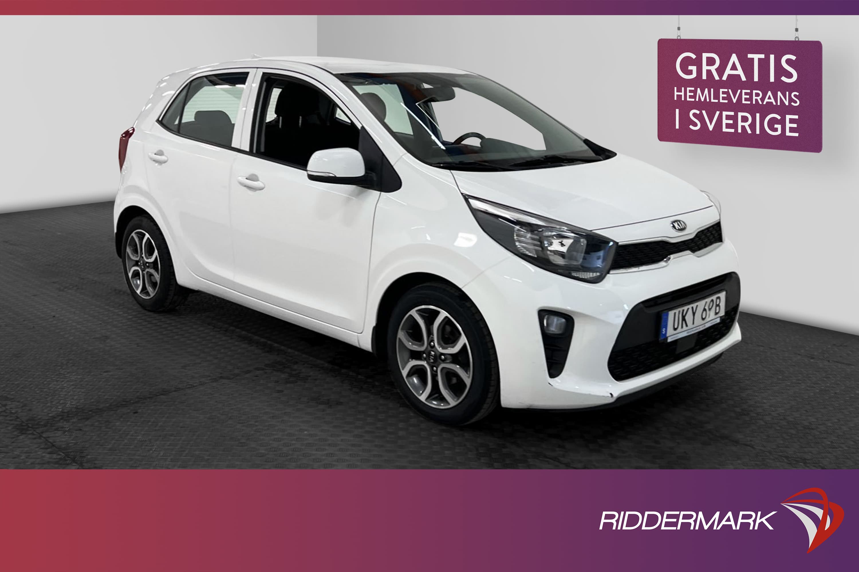 Kia Picanto 1.0 MPI 67hk Kamera Rattvärme Välservad MOMS