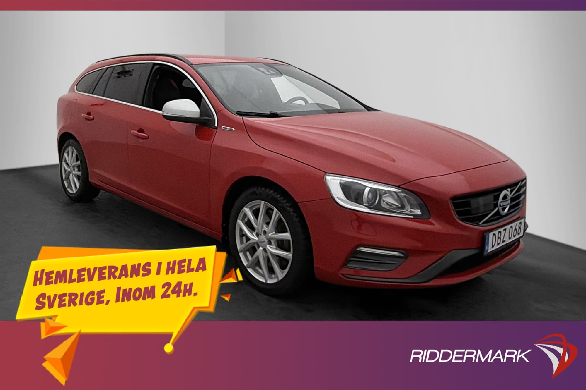 Volvo V60 D5 Plug-in AWD R-Design VOC Värmare Drag Kamera