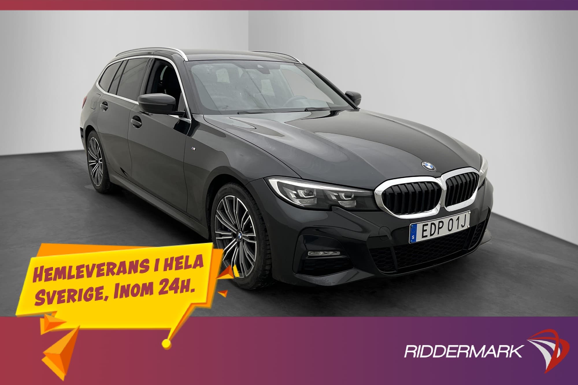 BMW 330i xDrive M Sport Cockpit Värmare Skinn Kamera Drag