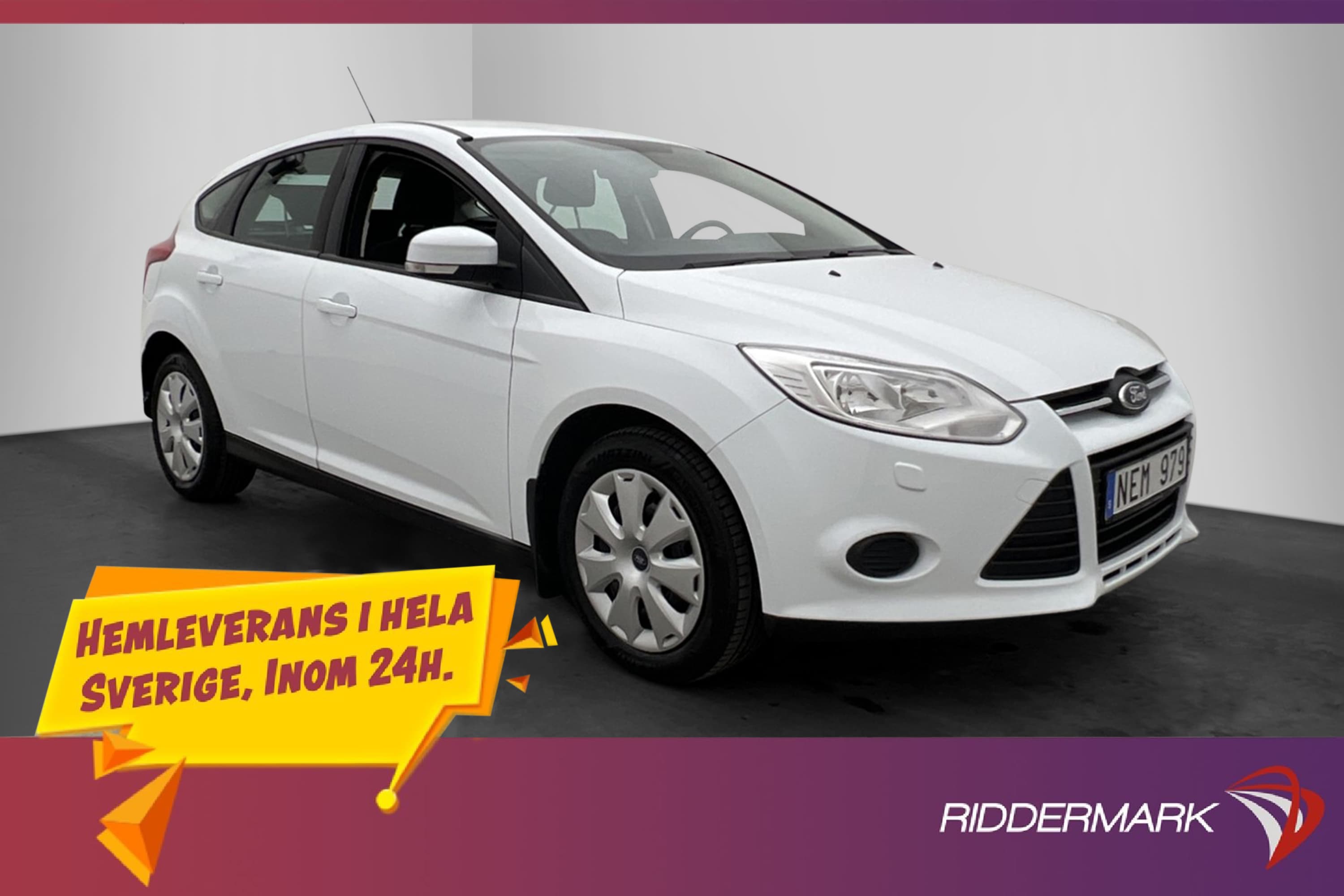 Ford Focus 1.0 EcoBoost 100hk Trend Bluetooth 2-Brukare AC