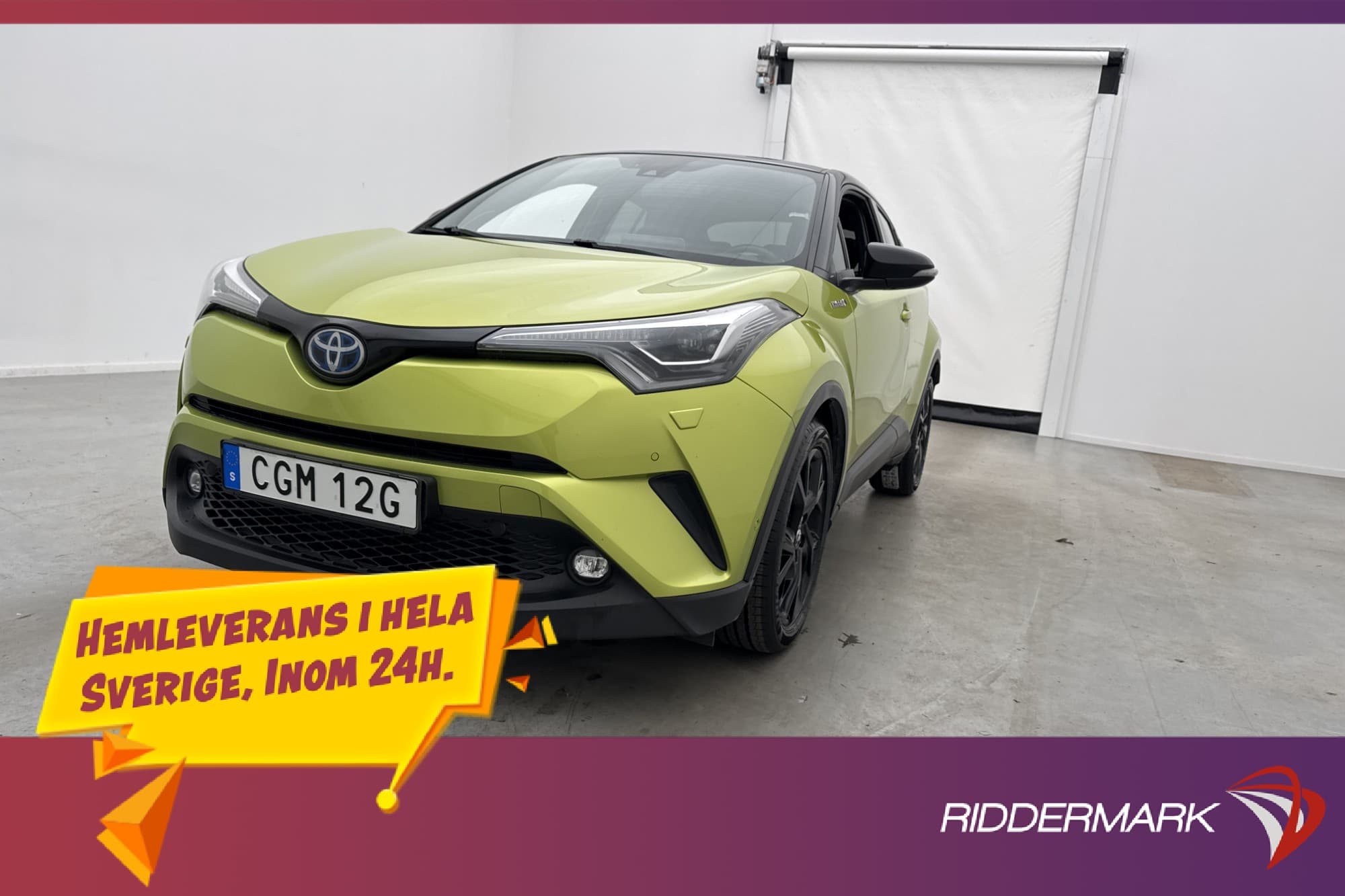 Toyota C-HR Hybrid Neon Lime Edt JBL Kamera Rattvärme Drag