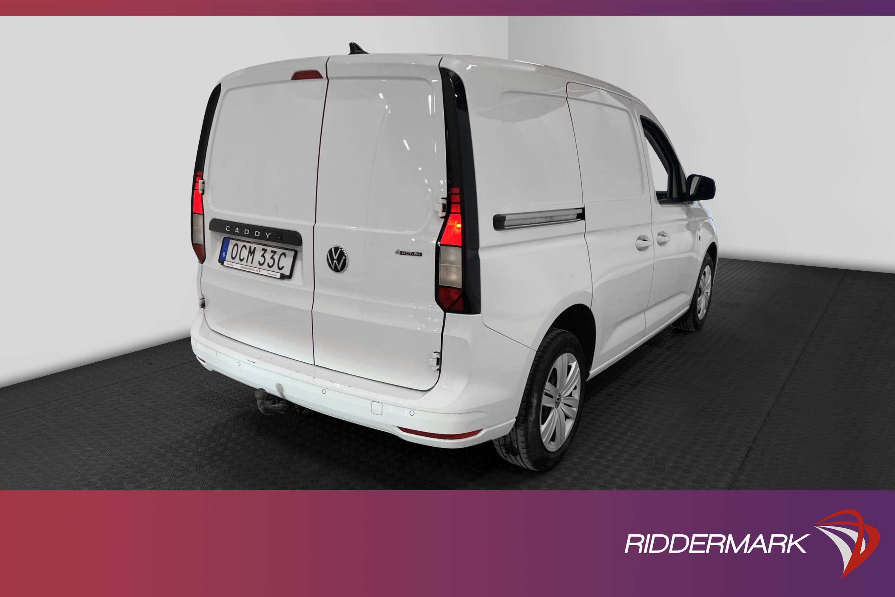 Volkswagen Caddy 4MOTION Värmare Dragkrok B-Kamera MOMS