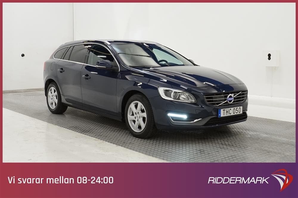 Volvo V60 D4 181hk Summum GPS D-värm Perf-sound Drag Välserv