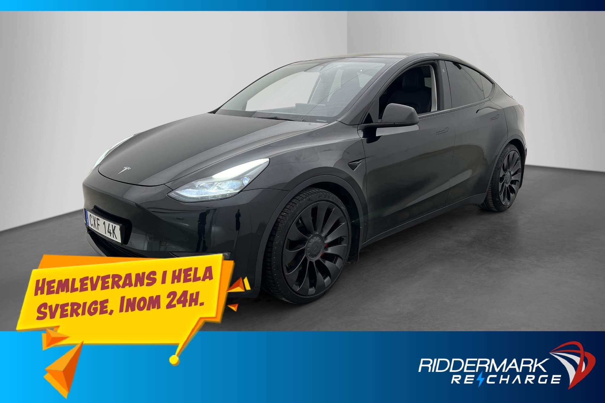 Tesla Model Y Performance AWD Autopilot Svensksåld MOMS