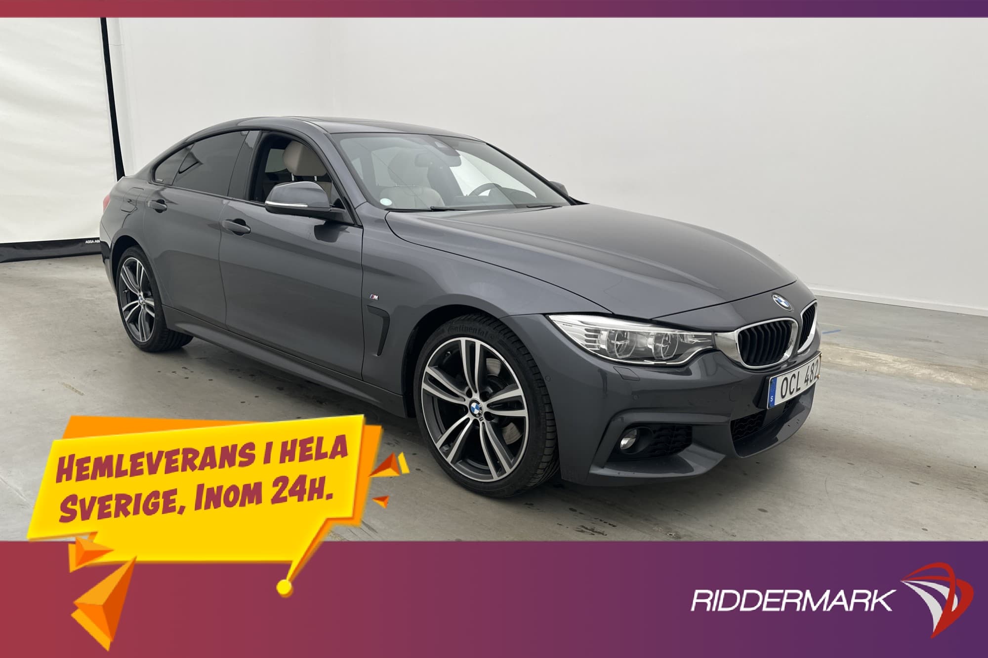 BMW 430 i xDrive Gran Coupé M Sport Taklucka H/K HUD Skinn
