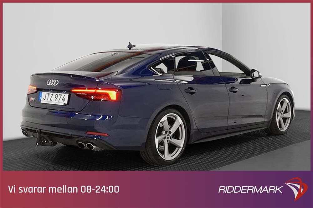 Audi S5 Sportback 3.0 TFSI 354hk Värmare Pano B&O Dragexteriör
