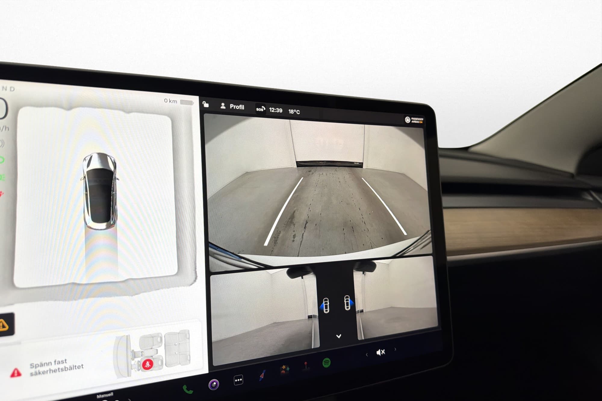 Tesla Model 3 Standard Range Panorama Kamera AutoPilot MOMS