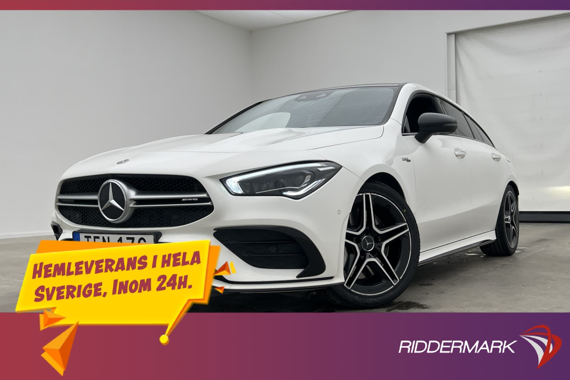 Mercedes-Benz CLA SB 35 4M 306hk AMG Pano Burmester Night