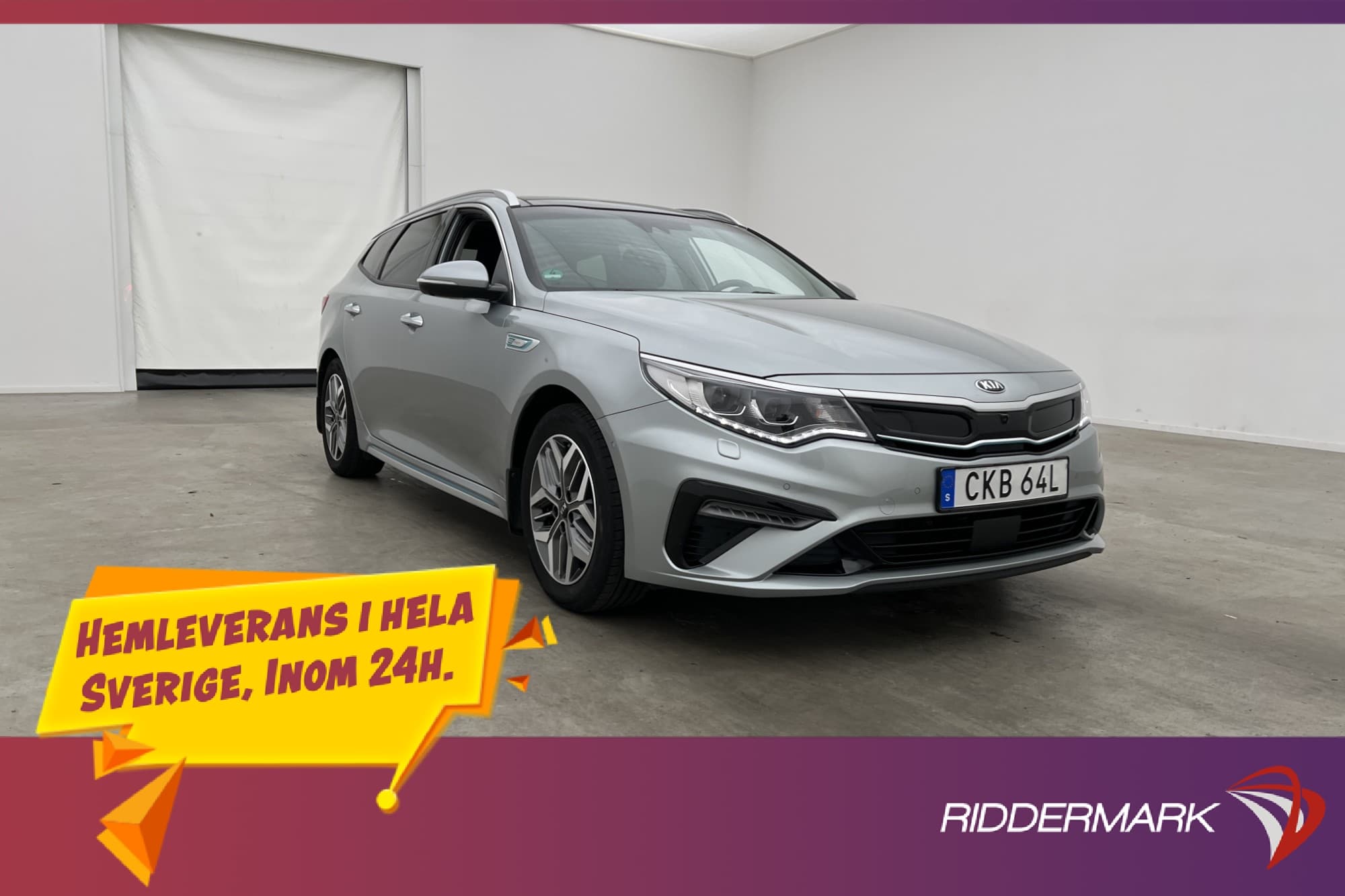 Kia Optima Sport Wagon PHEV Plus 2 Skinn Pano H/K 360° Drag