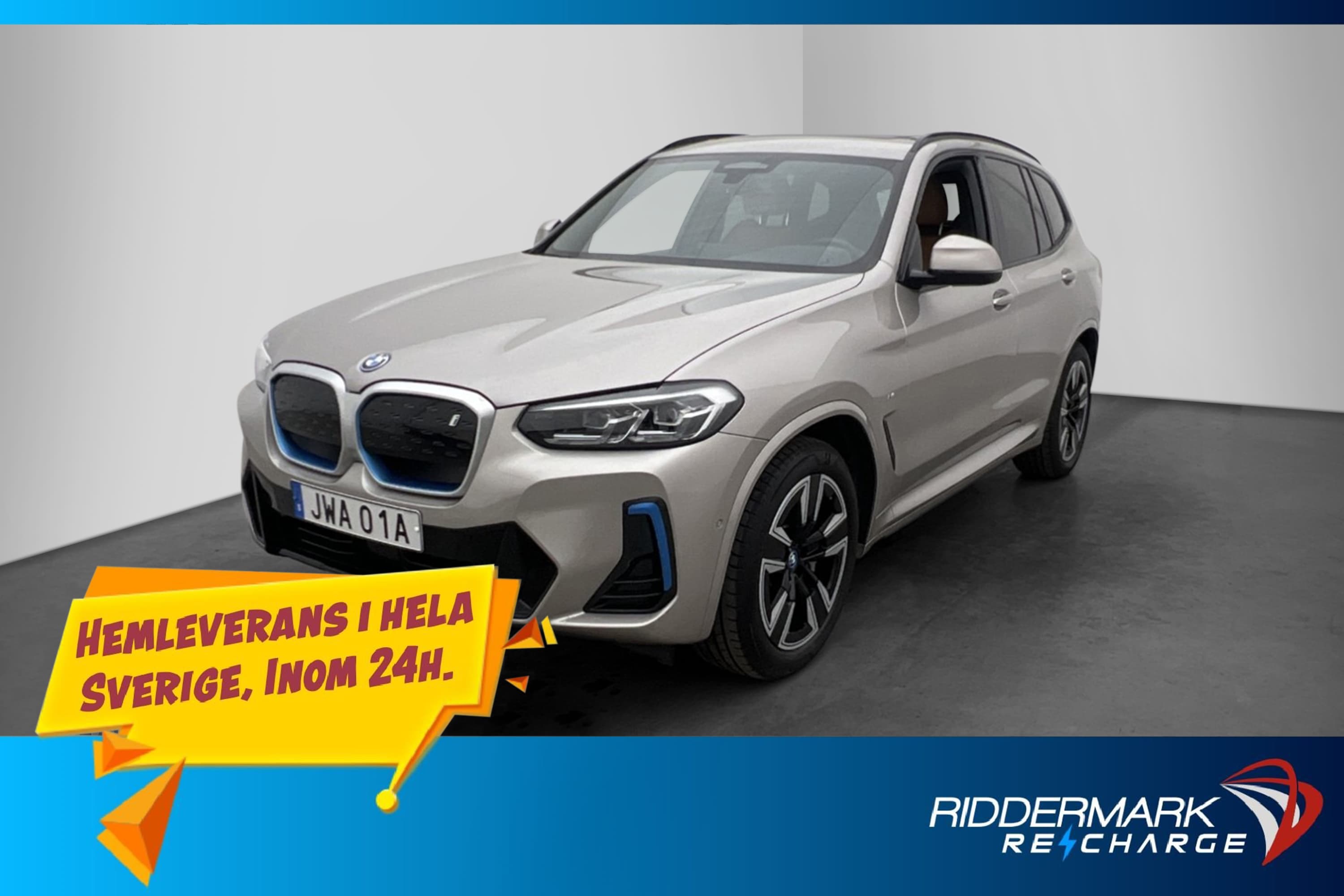 BMW iX3 286hk M Sport Drag Pano Inspiring Kamera Skinn