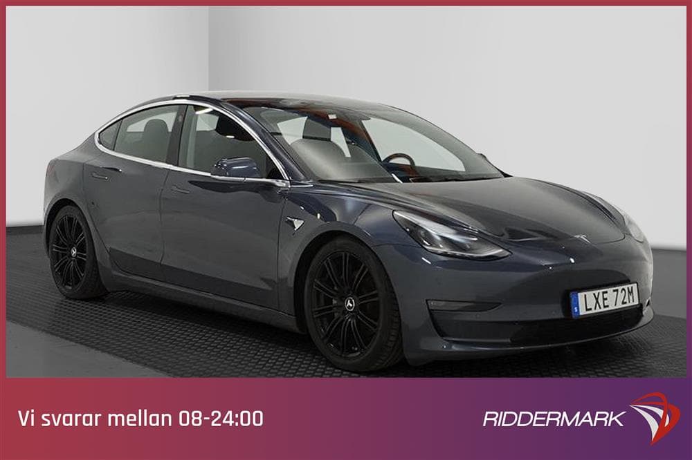 Tesla Model 3 Long Range AWD 440hk Uppgraderad AP Svensksåldexteriör