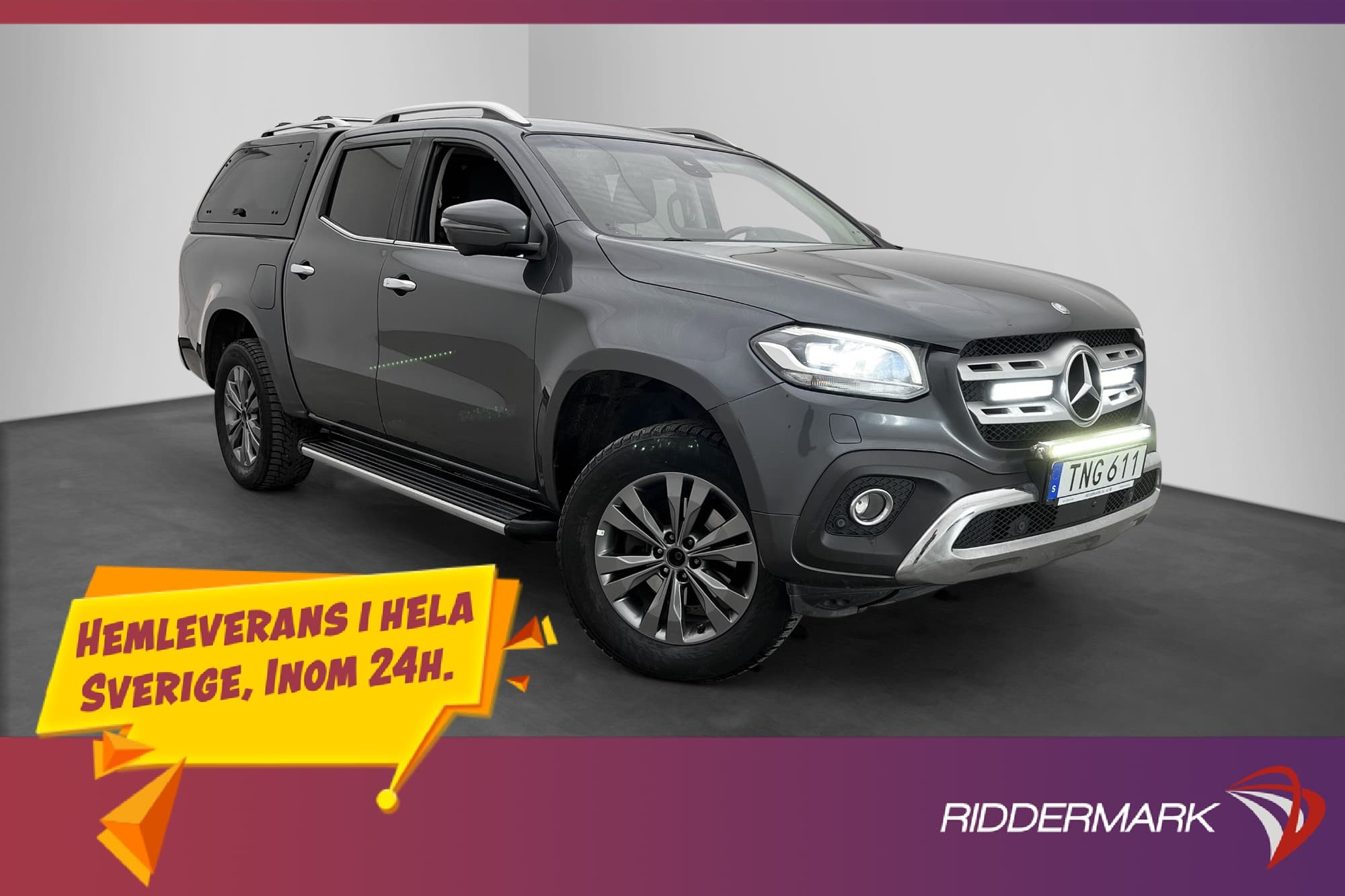 Mercedes-Benz X 250 4MATIC Dragkrok 360° LED Kåpa Moms