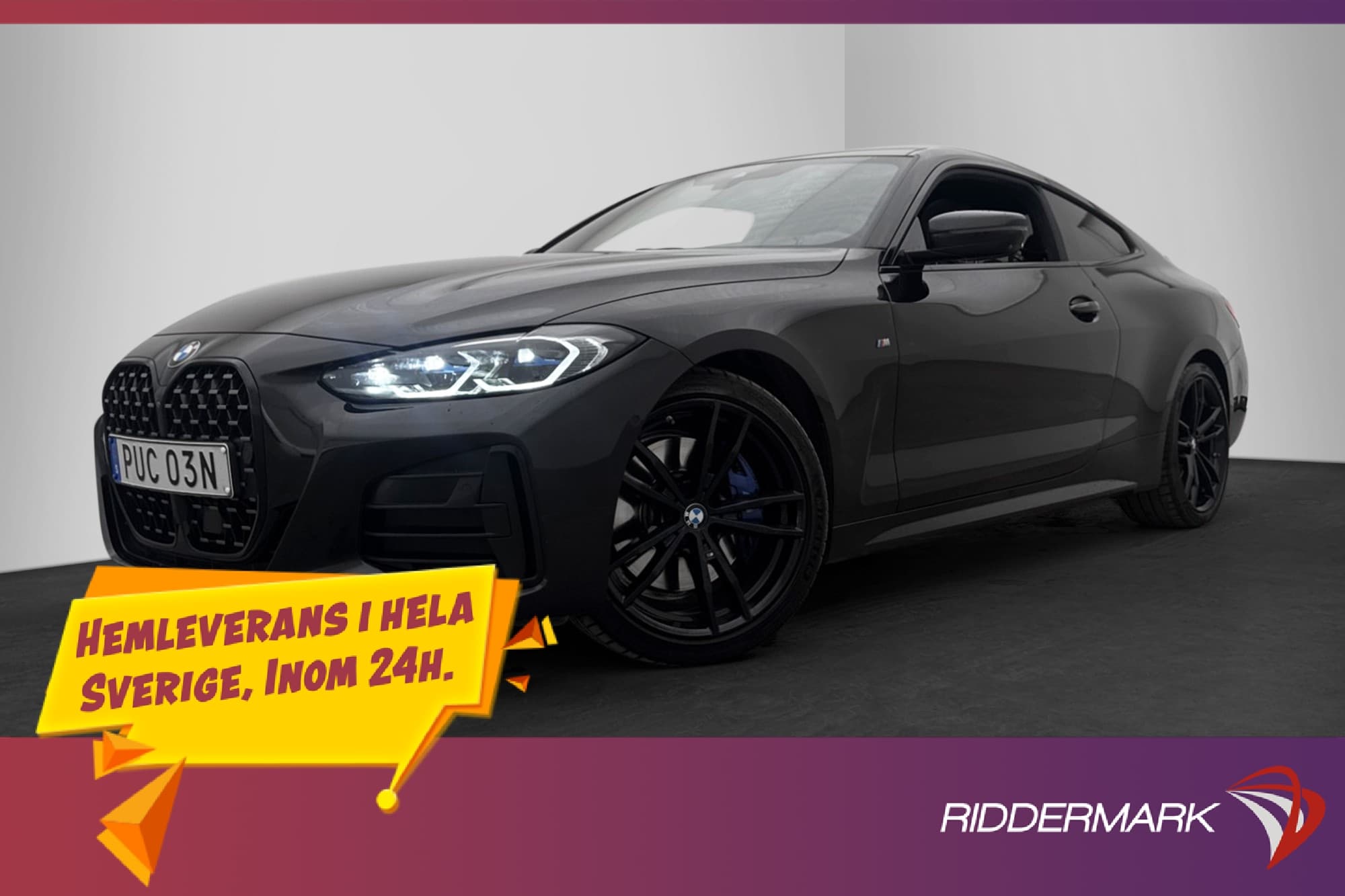 BMW M440I xDrive Coupe 374hk Pano Laser H/K HUD 360° CarPlay