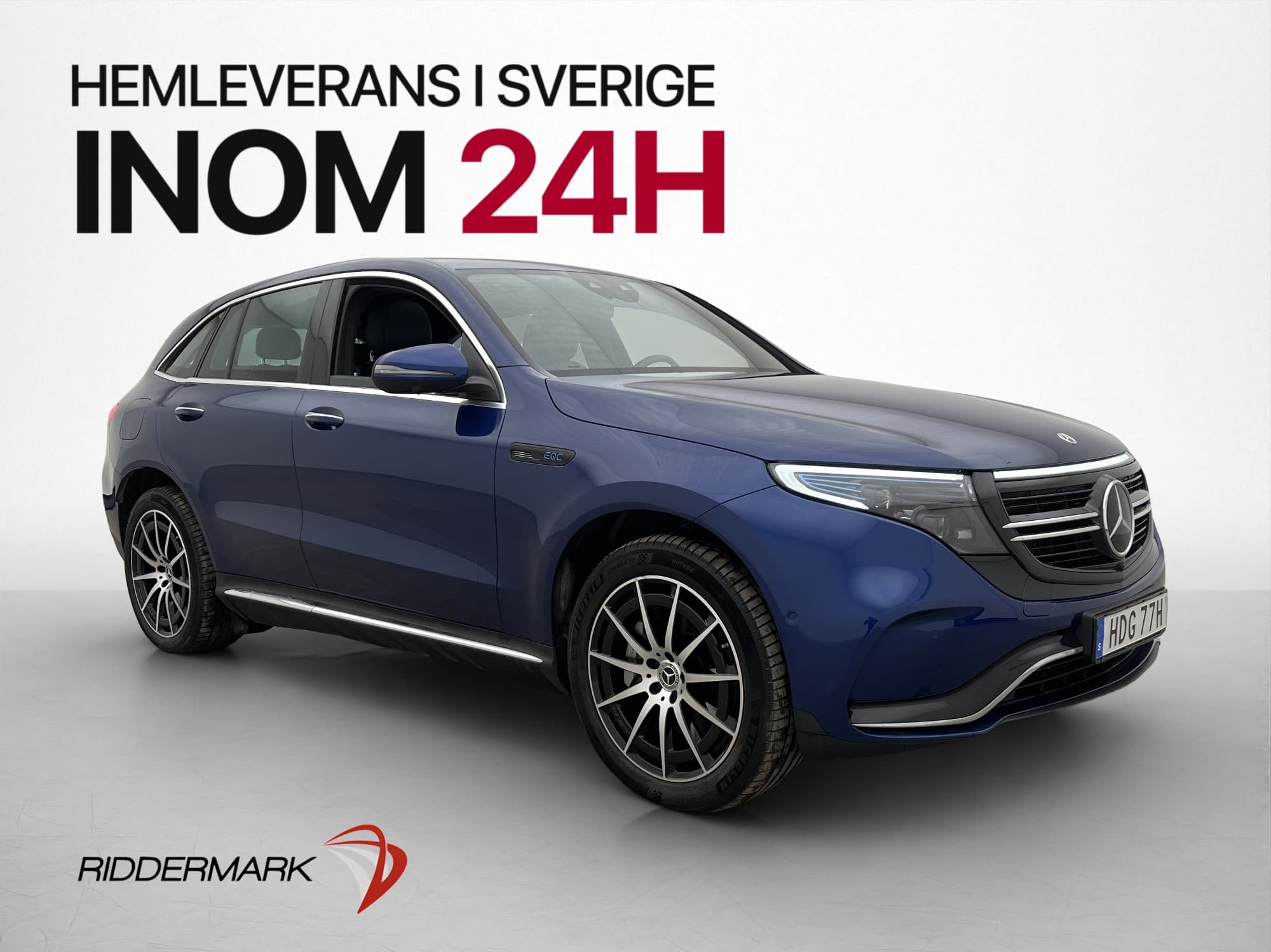 Mercedes-Benz EQC 400 AMG Värm Taklucka Burmester HUD 360°