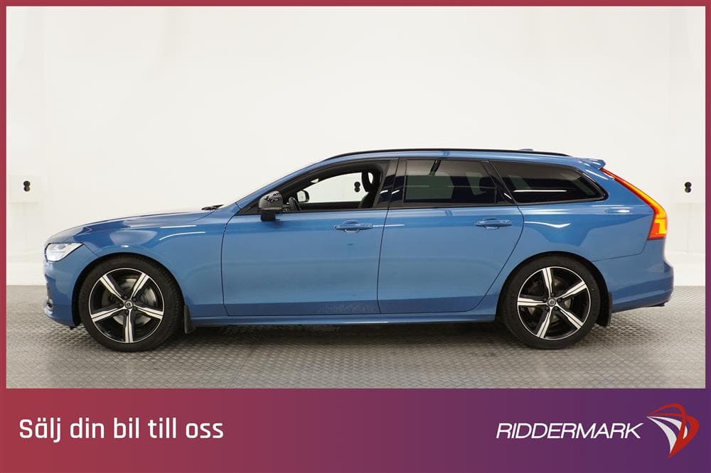 Volvo V90 D5 AWD 235hk R-Design B&W GPS HUD 360° Värmare 
