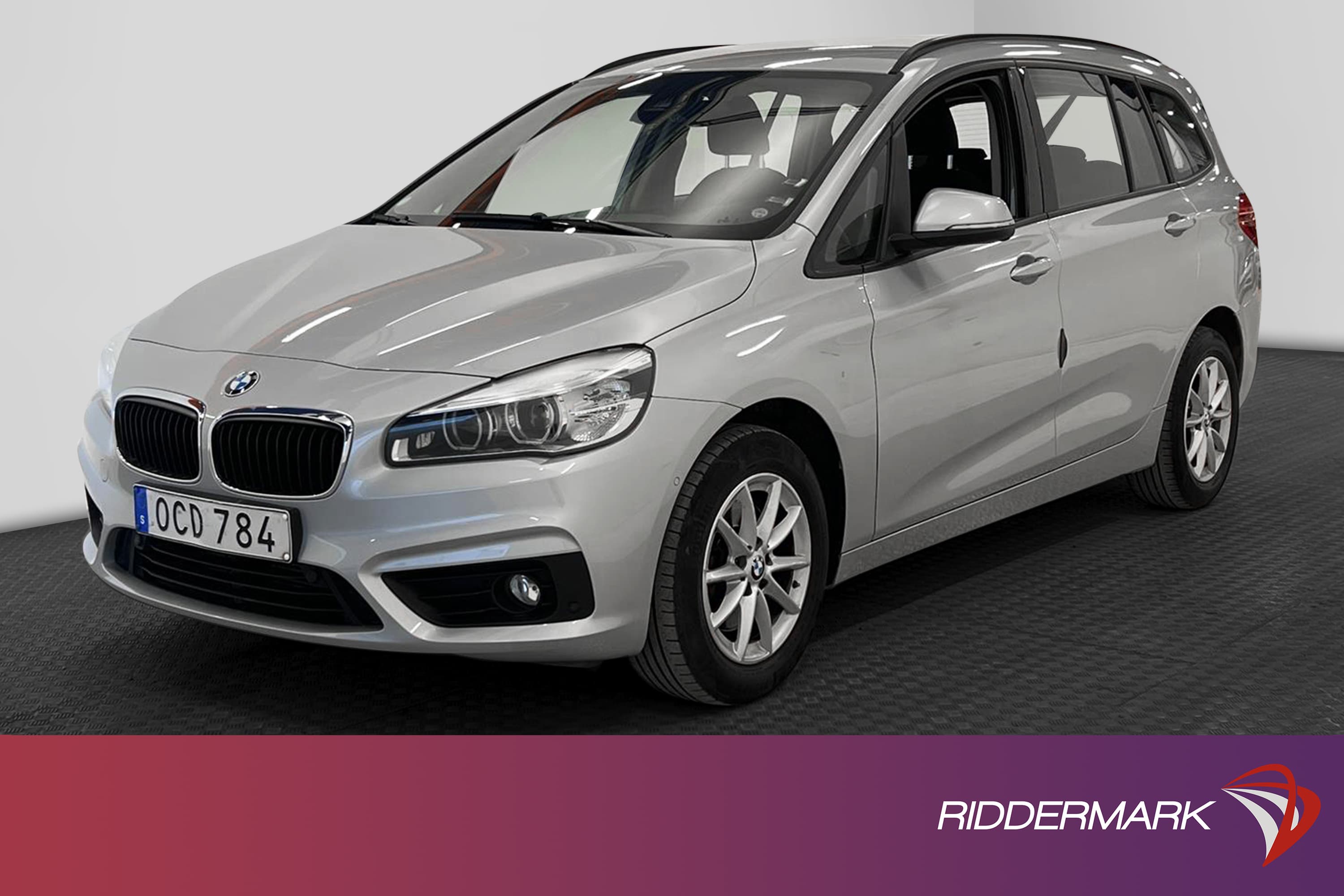 BMW 218i Gran Tourer 136hk 7 Sits Hifi B-Kam Låg Skatt