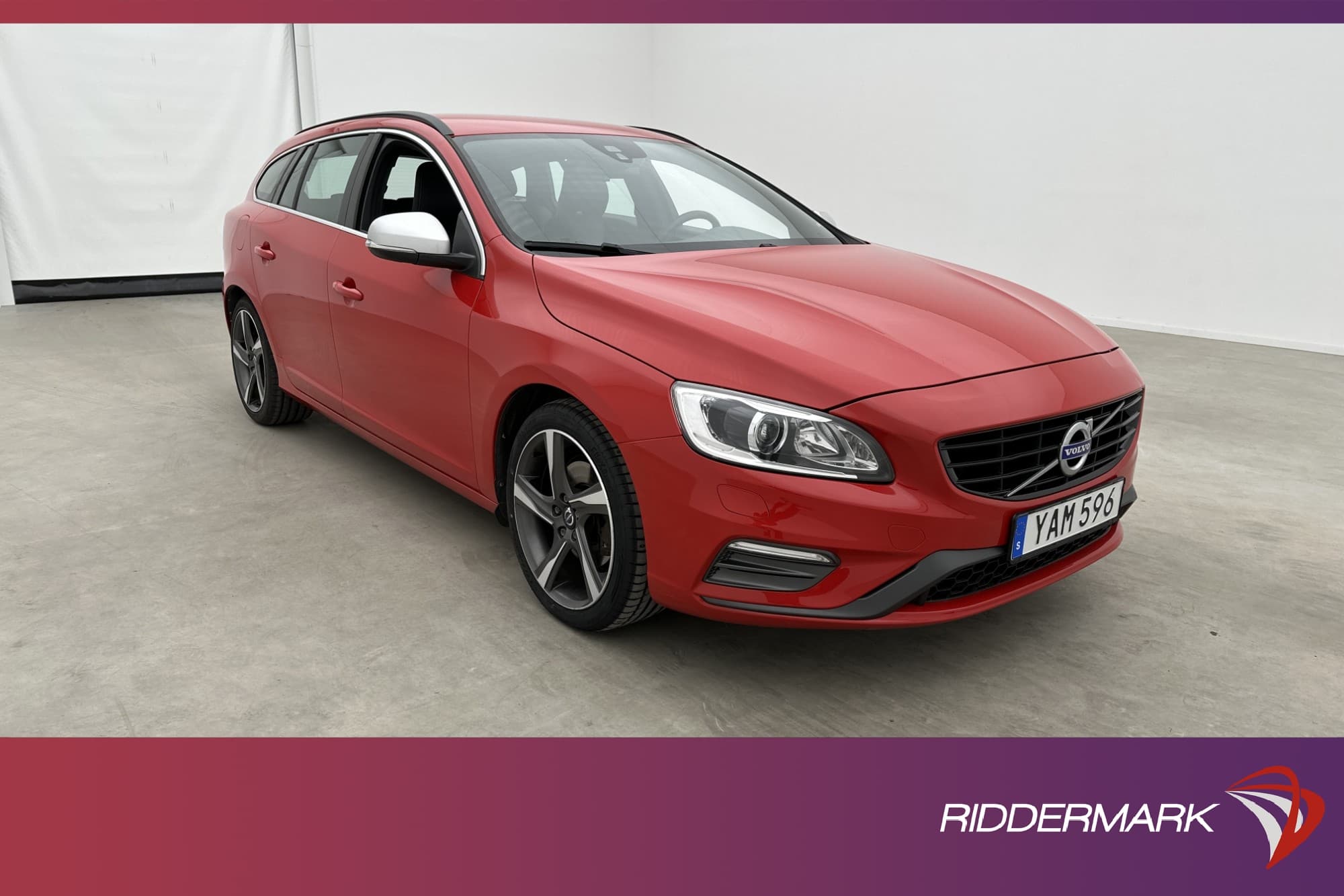 Volvo V60 D4 R-Design VOC Värm Sensorer Skinn/Alcantara Drag