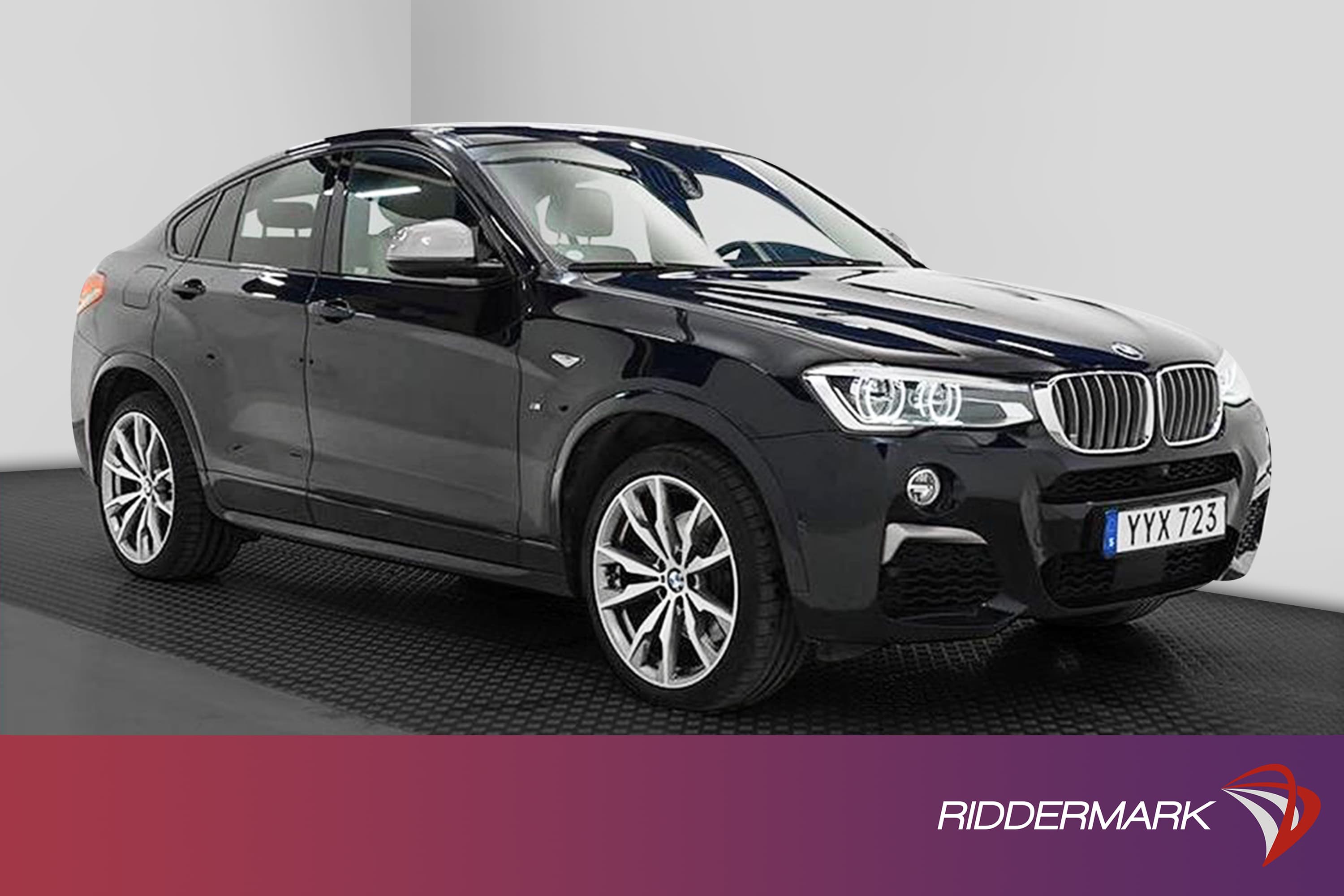 BMW X4 M40i 360hk M-Sport T-lucka 360° H/K HUD Navi Dragexteriör