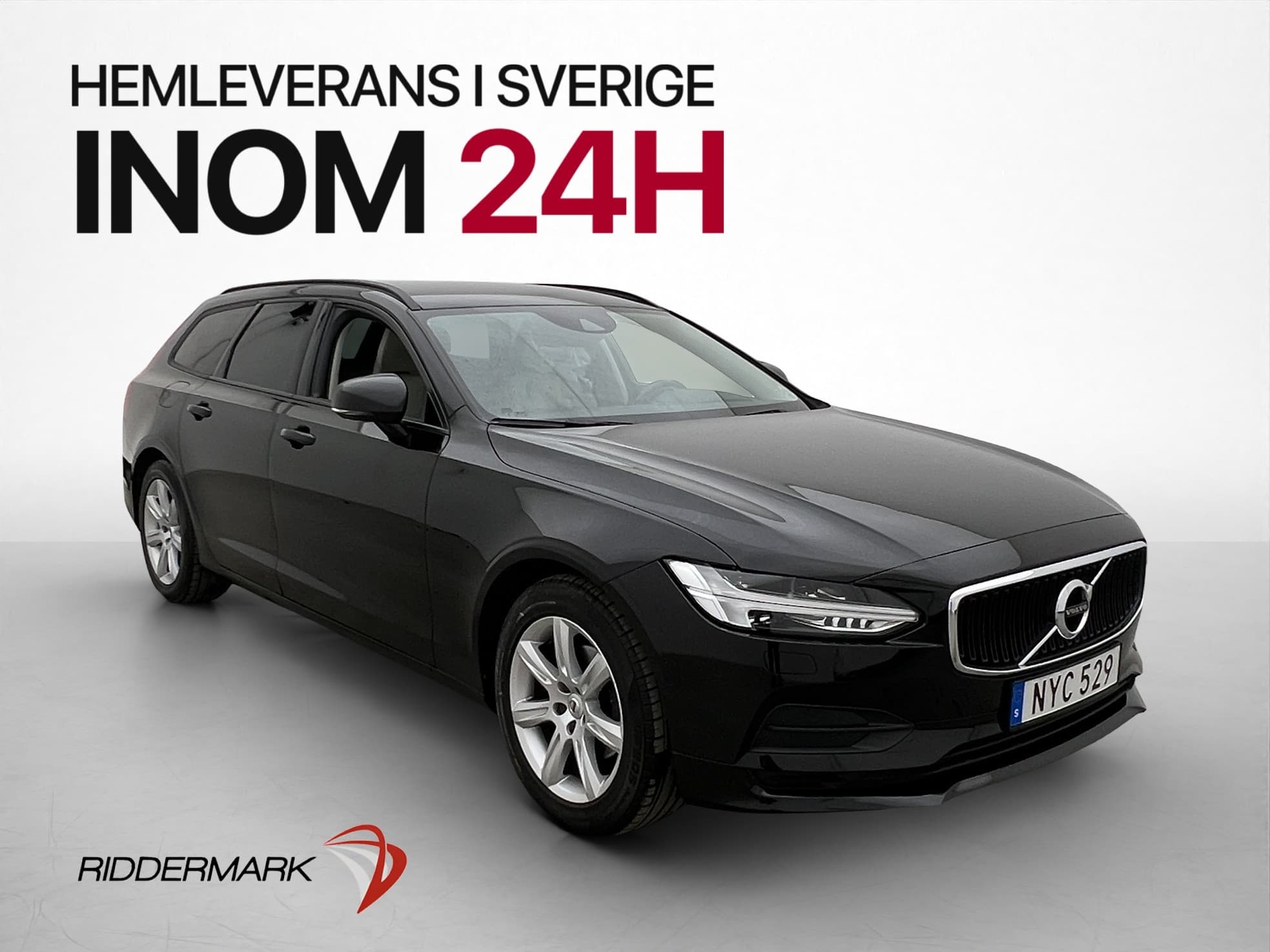 Volvo V90 D3 Kinetic Värmare CarPlay Halvskinn P-Sensorer 