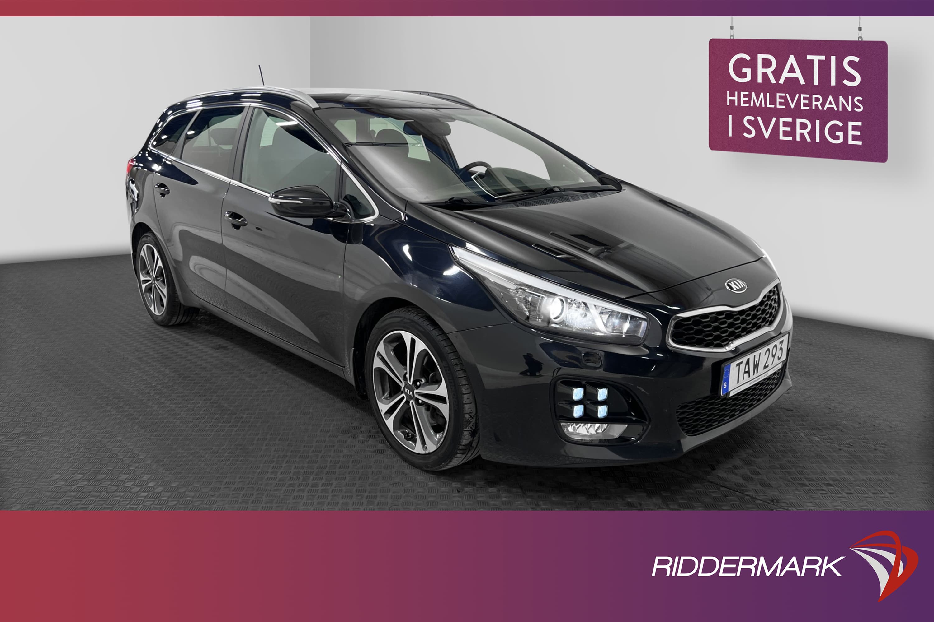 Kia Ceed SW 1.6 CRDi 136hk GT-Line Kamera Rattvärm Välservad