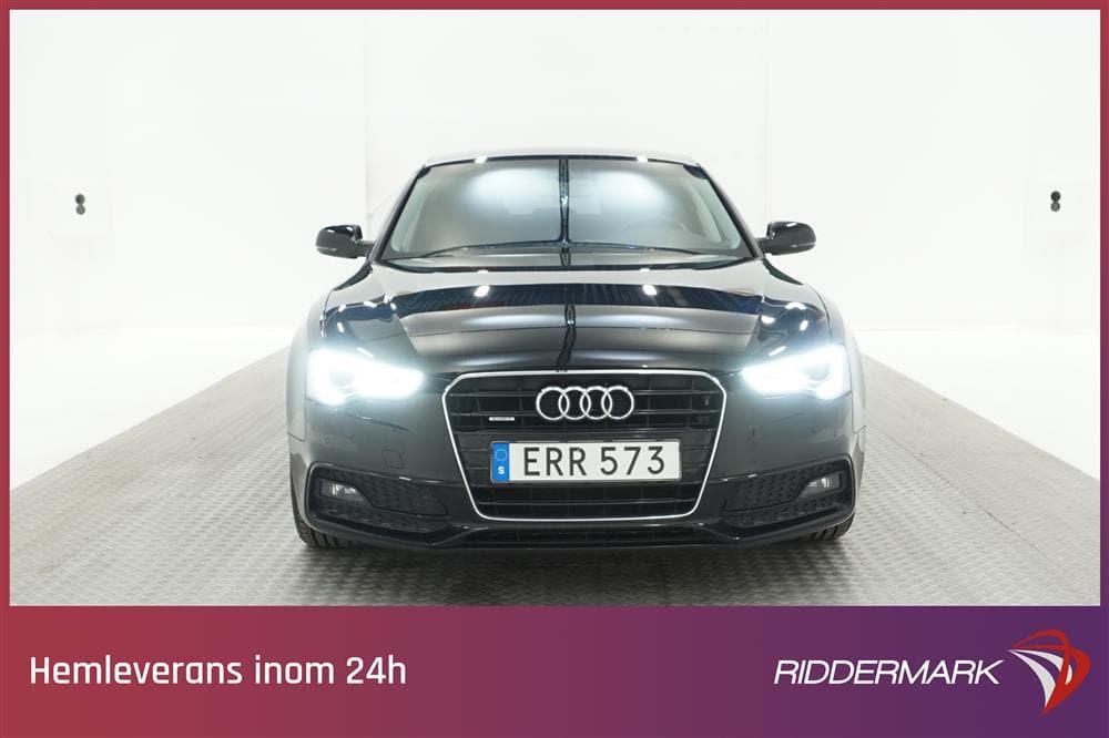 Audi A5 2.0 TDI Sportback Q 190hk Alpine Edit S Line Välserv