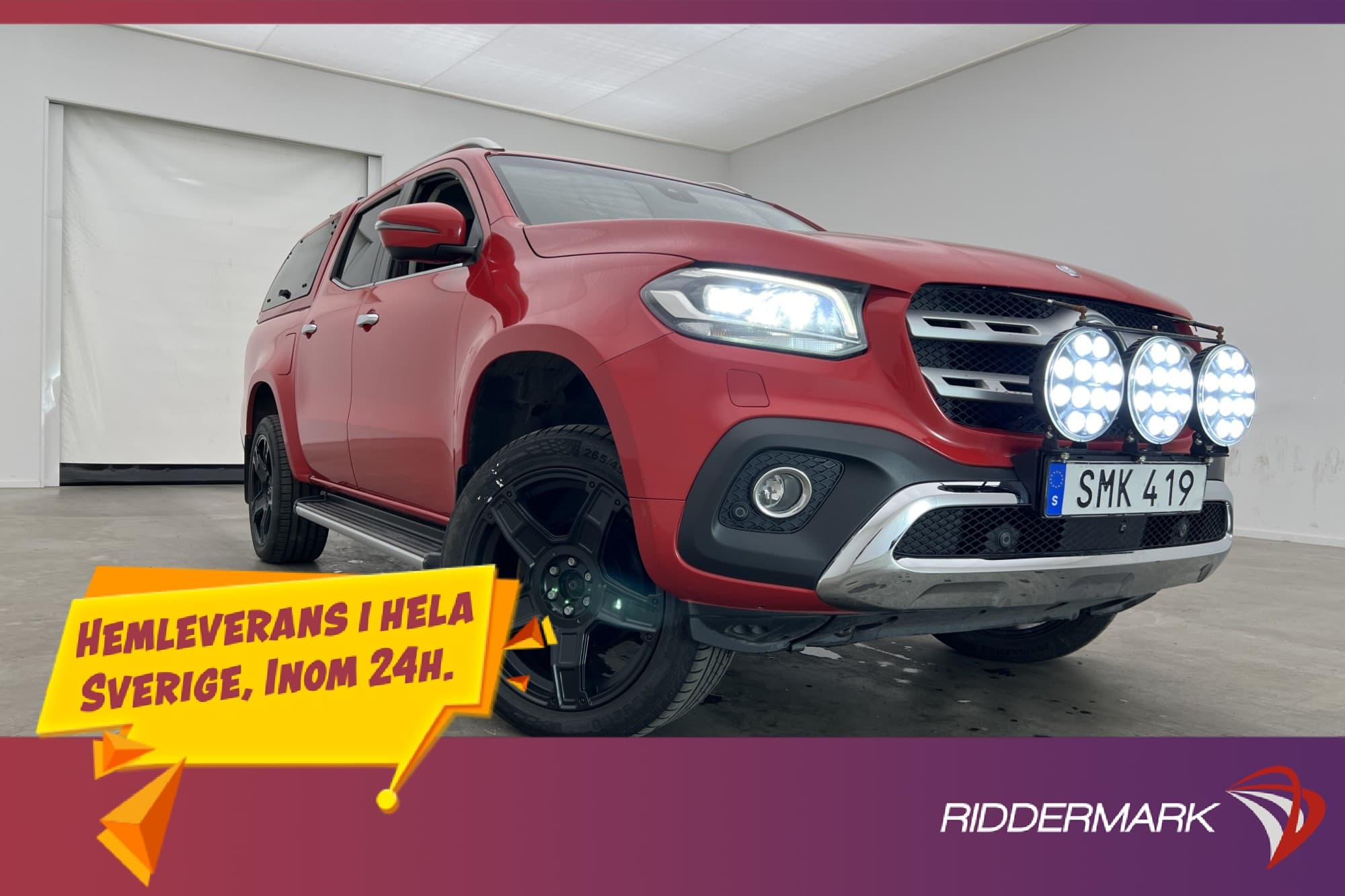 Mercedes-Benz X 250d 4MATIC Dragkrok 360° Diff Navi Flakkåpa
