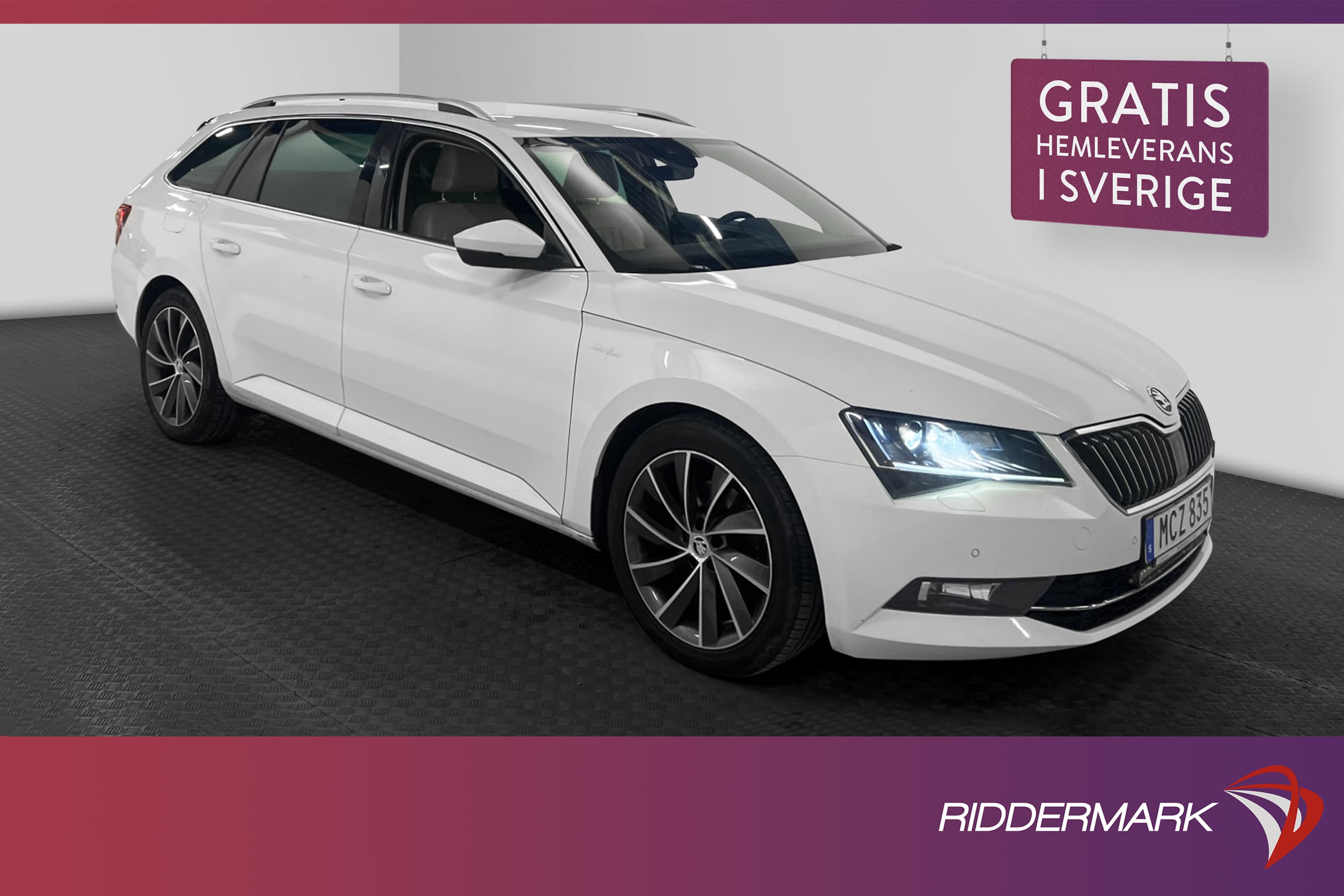 Skoda Superb TDI 4x4 190hk L&K Canton Värm Kamera Navi Drag