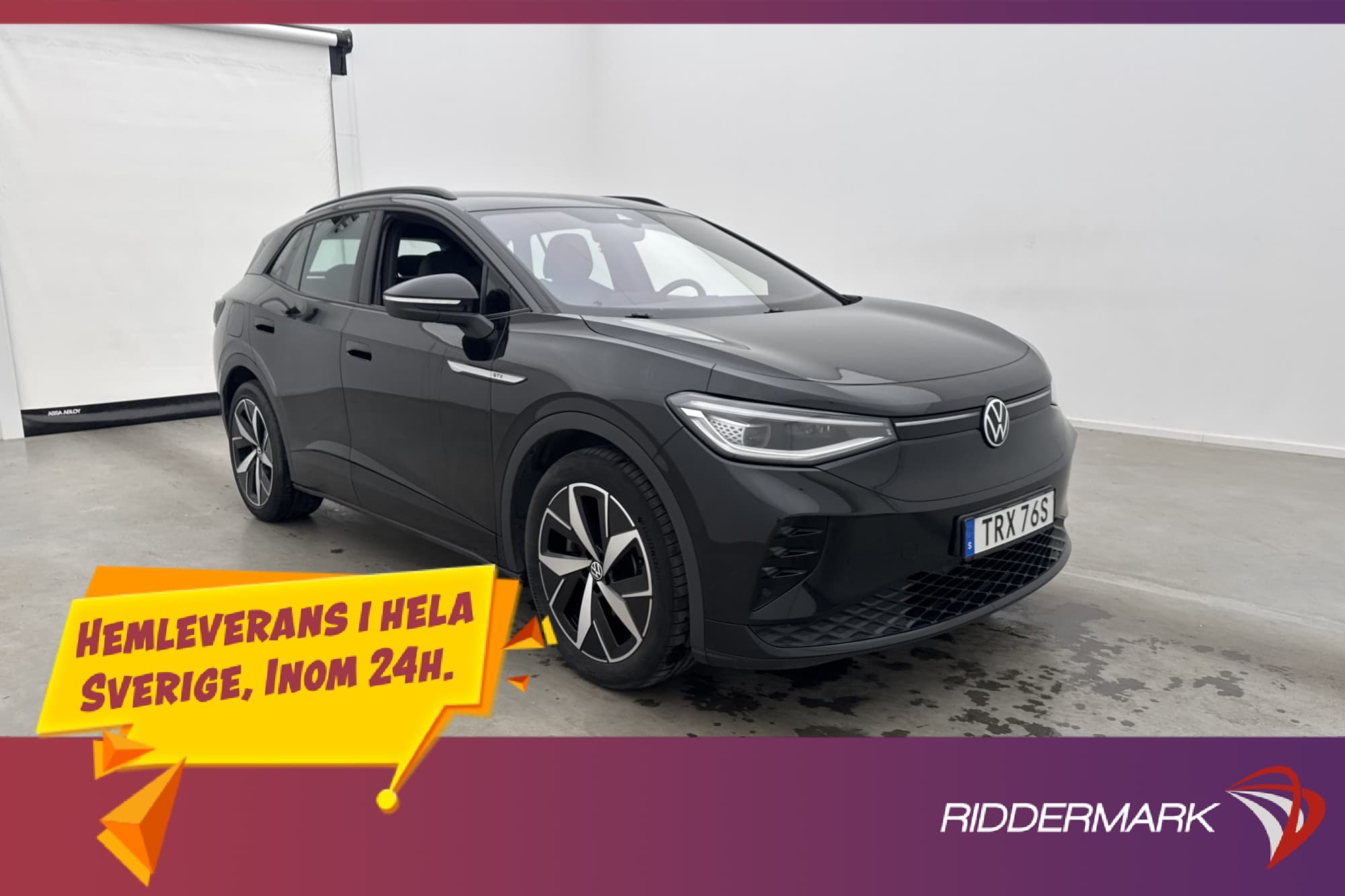 Volkswagen ID.4 GTX 299hk Värmare CarPlay Rattvärme MOMS