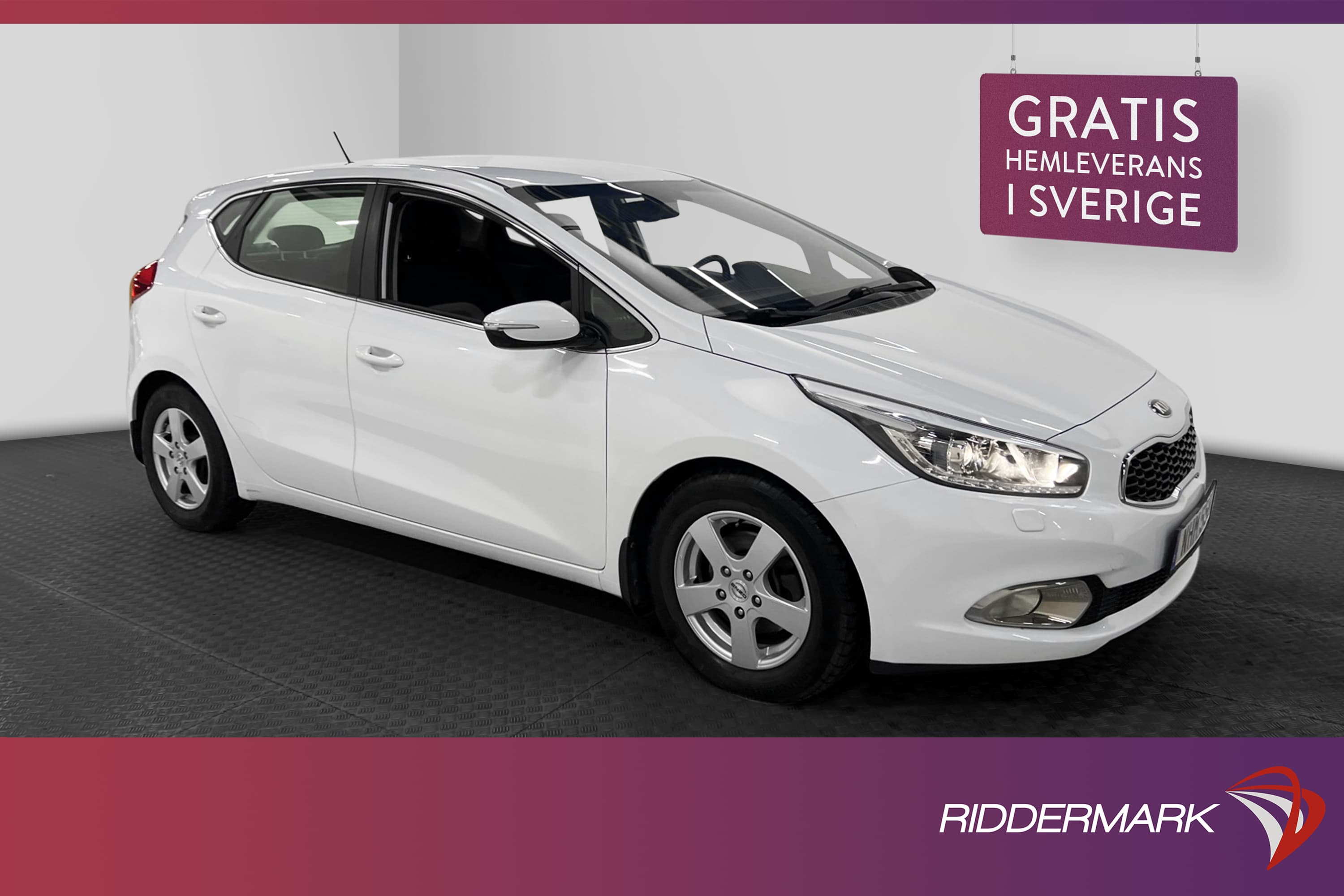 Kia Ceed 1.6 CRDi 110hk Rattvärme Sensorer Välserv 0,41l/mil