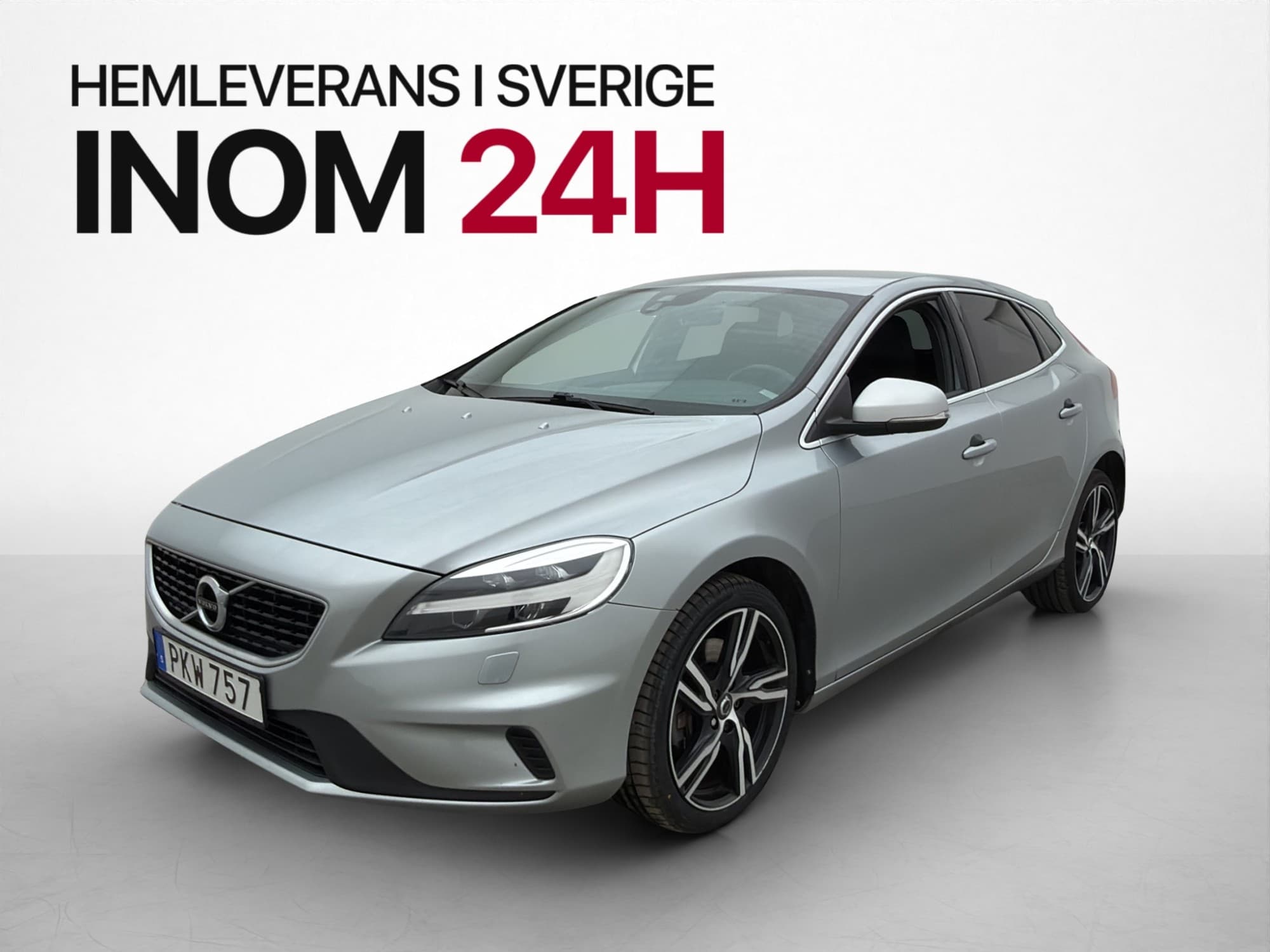 Volvo V40 D3 150hk R-Design D-Värm Kamera Elstol GPS Keyless