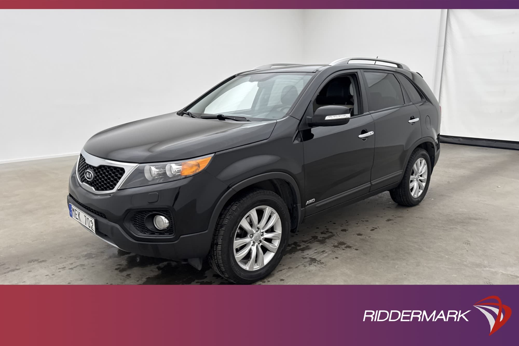 Kia Sorento CRDi 4WD 197hk En-brukare Panorama Navi Skinn