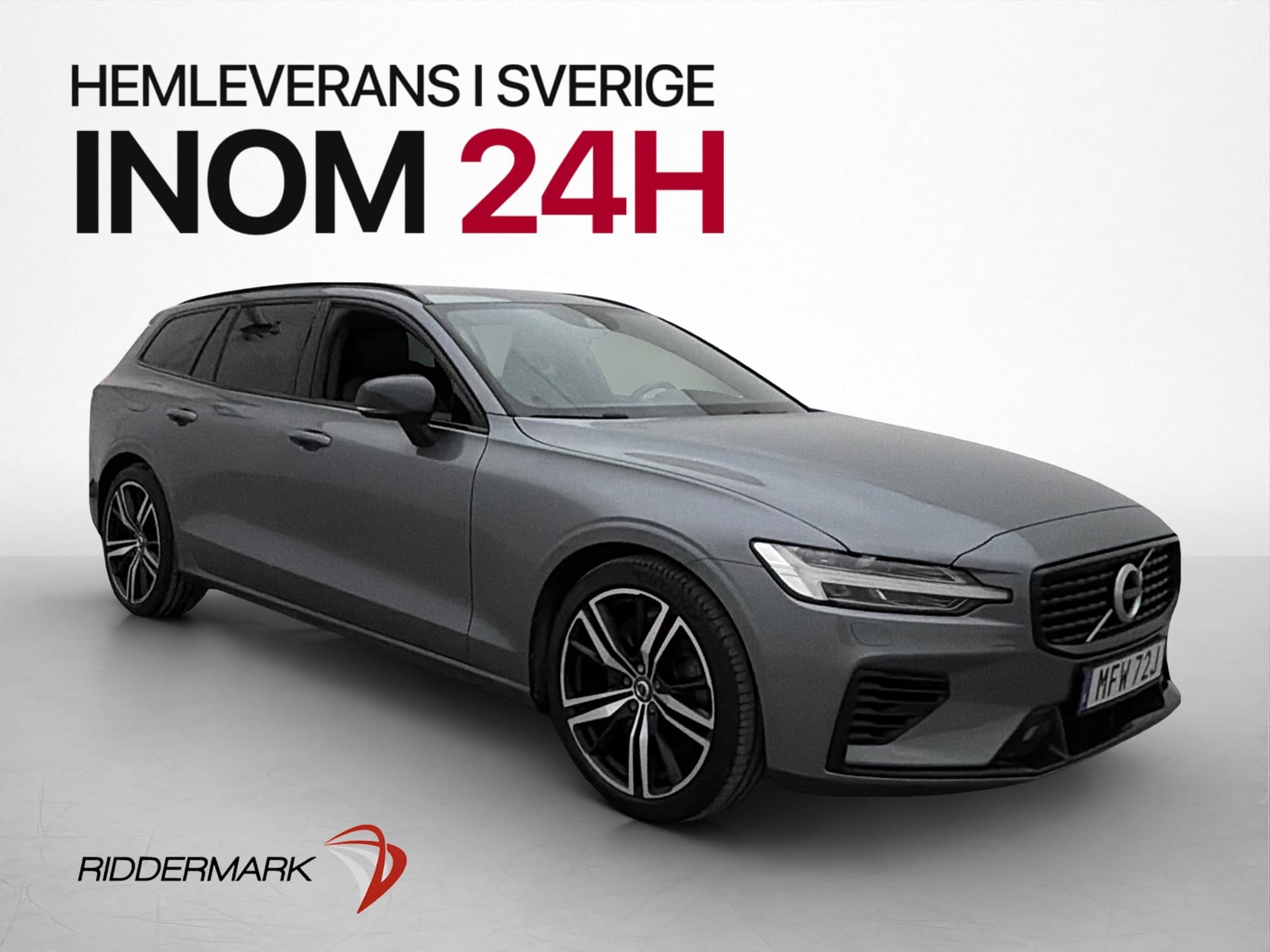 Volvo V60 Recharge T6 AWD R-Design VOC Värm Kamera Navi Drag