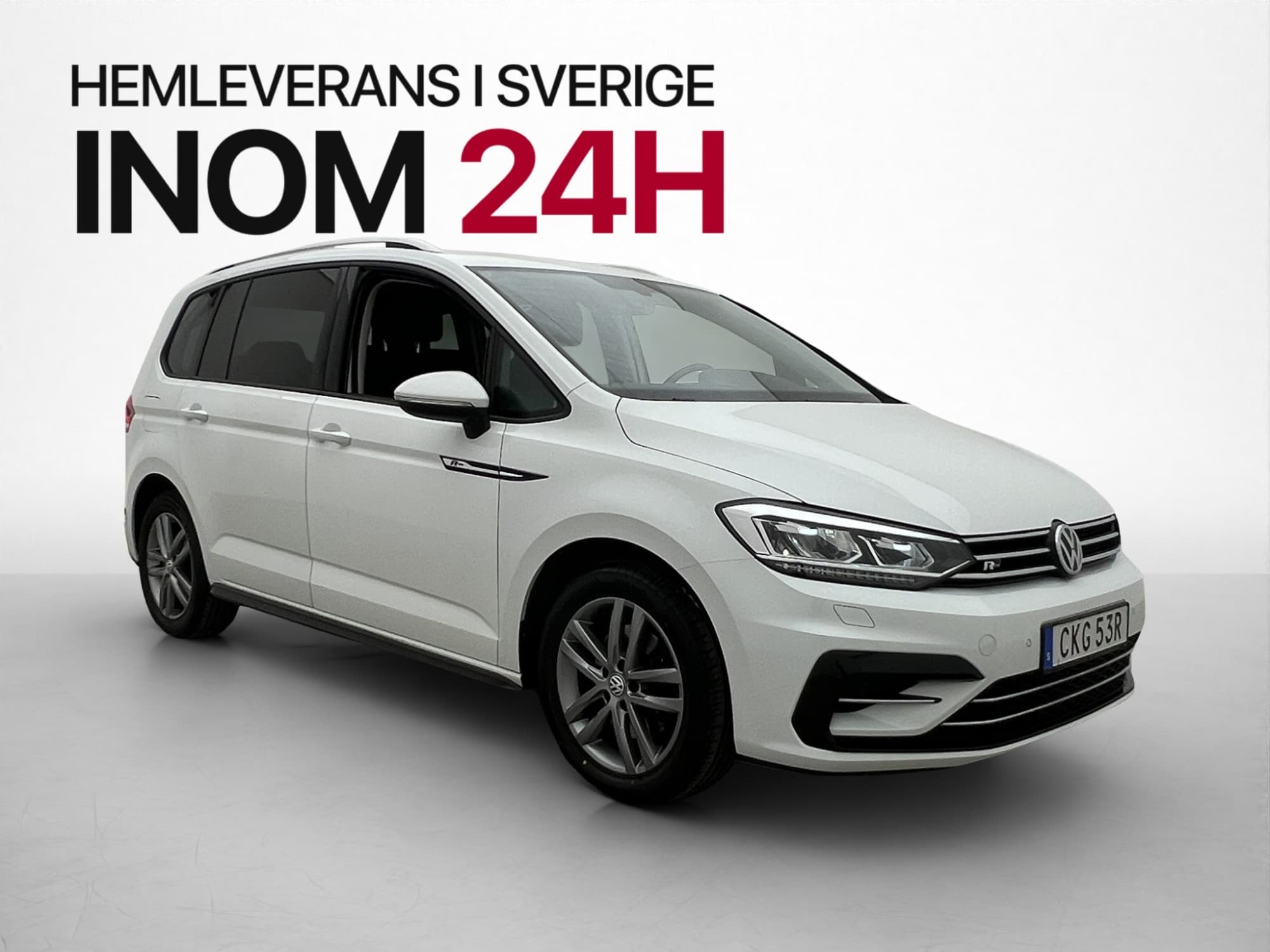 Volkswagen Touran 1.5 TSI 150hk R-Line 7-Sits Kamera Drag