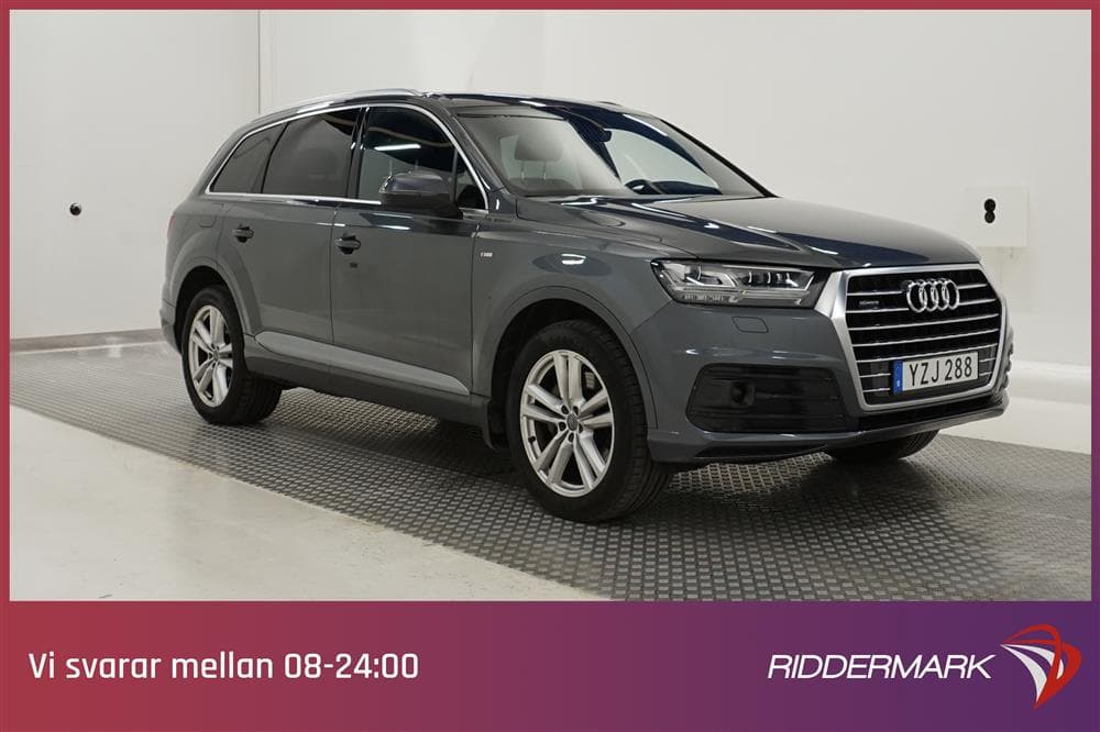 Audi Q7 TDI 272hk Quattro S-Line Cockpit Värmare BOSE 7-Sitsexteriör