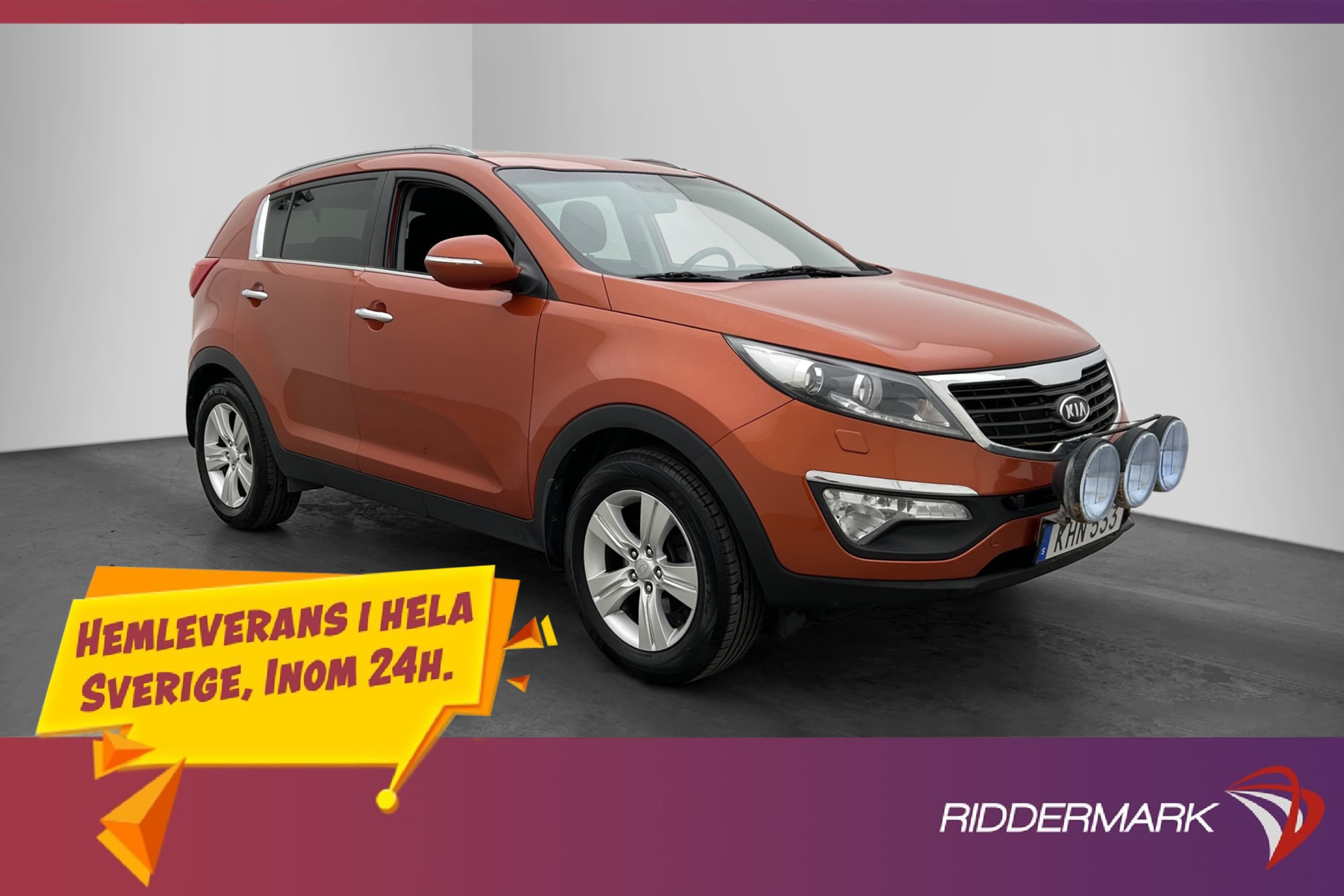 Kia Sportage 1.6 GDI 135hk P-Sensorer Extra-Ljus Dragkrok