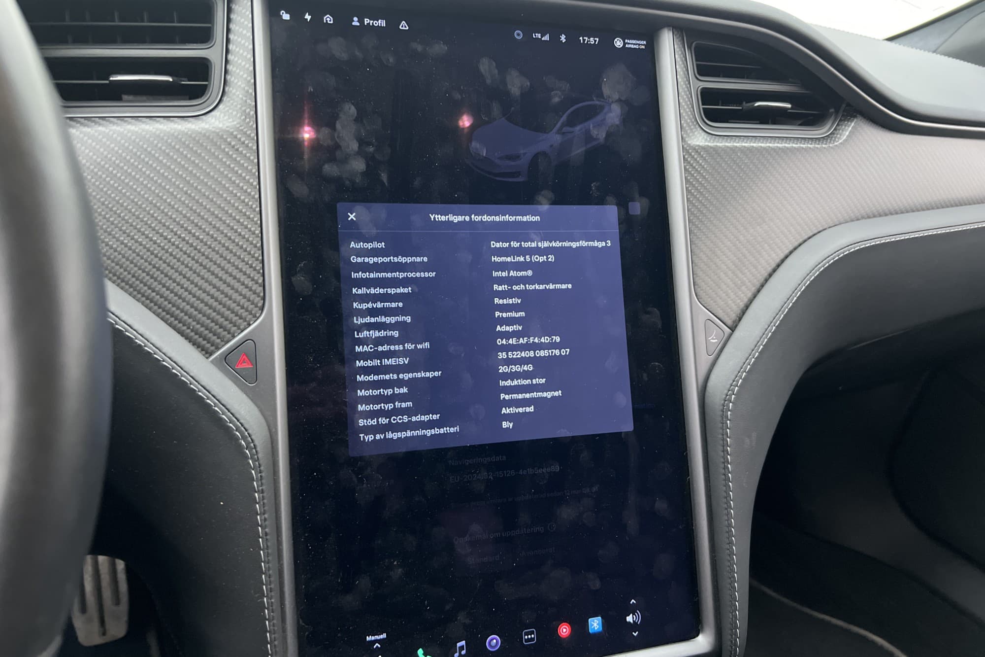 Tesla Model S Performance AWD Premium Pano Luftfjädring FSD