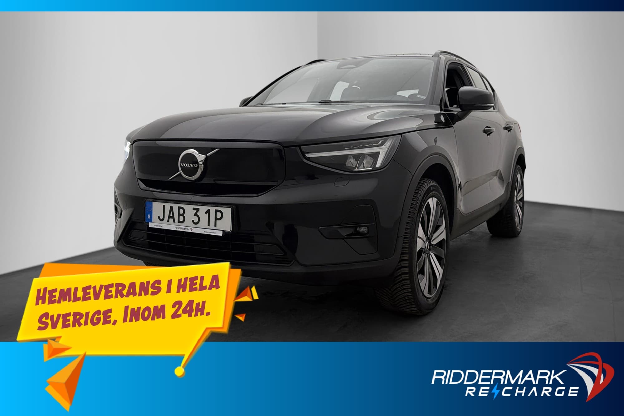 Volvo XC40 Recharge Single Motor Plus Dragkrok Kamera MOMS